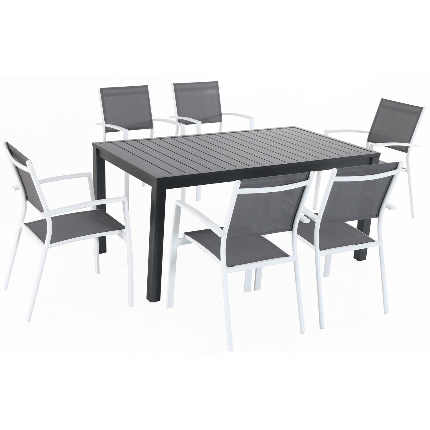 Hanover NAPDNS7PC-WHT Patio-Dining-Sets - View #8