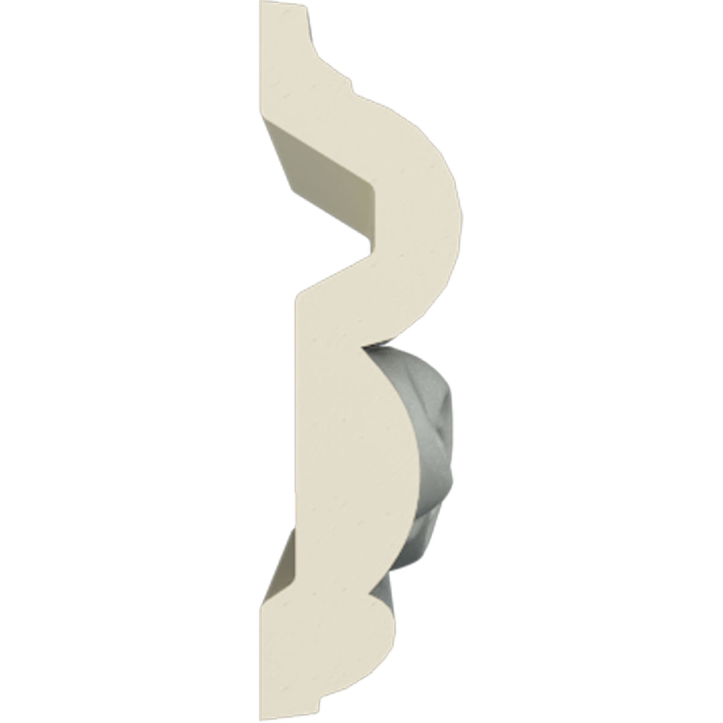 Ekena Millwork CHA03X00CA-CASE-2 Chair-Rail-Moulding - View #3