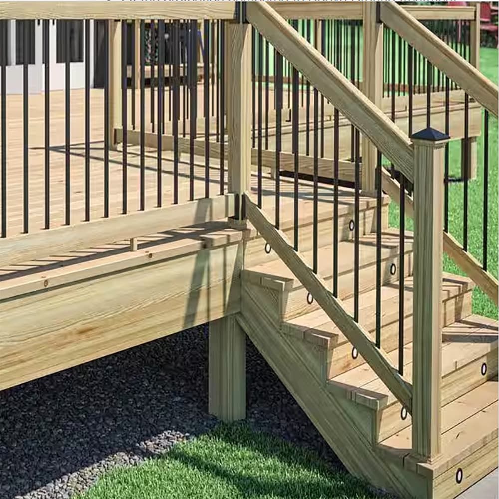 2 Step Ground Contact Pressure Treated Pine Stair Stringer