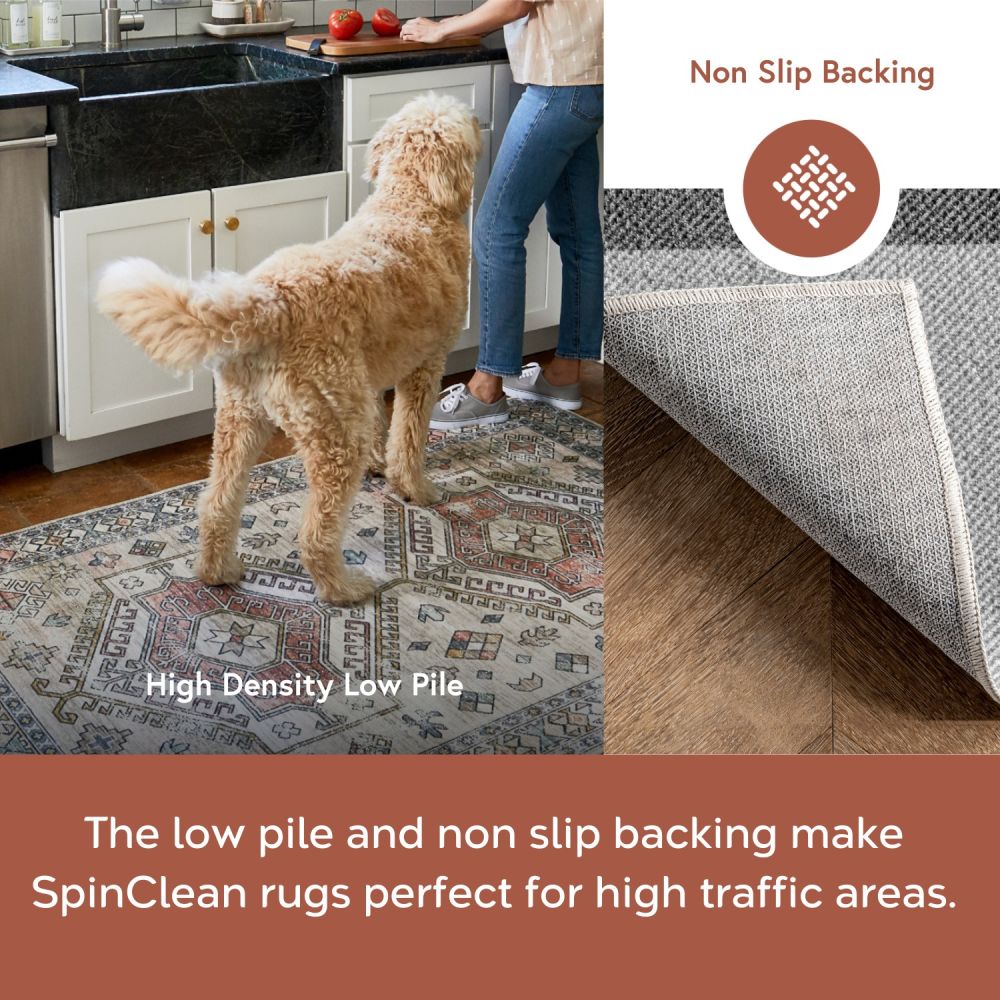 Gray Buffalo Plaid Washable Rectangular Area Rug