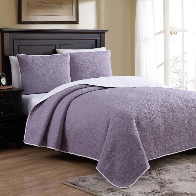 Lilac King Quilt Set, Lilac King Size Bedspread