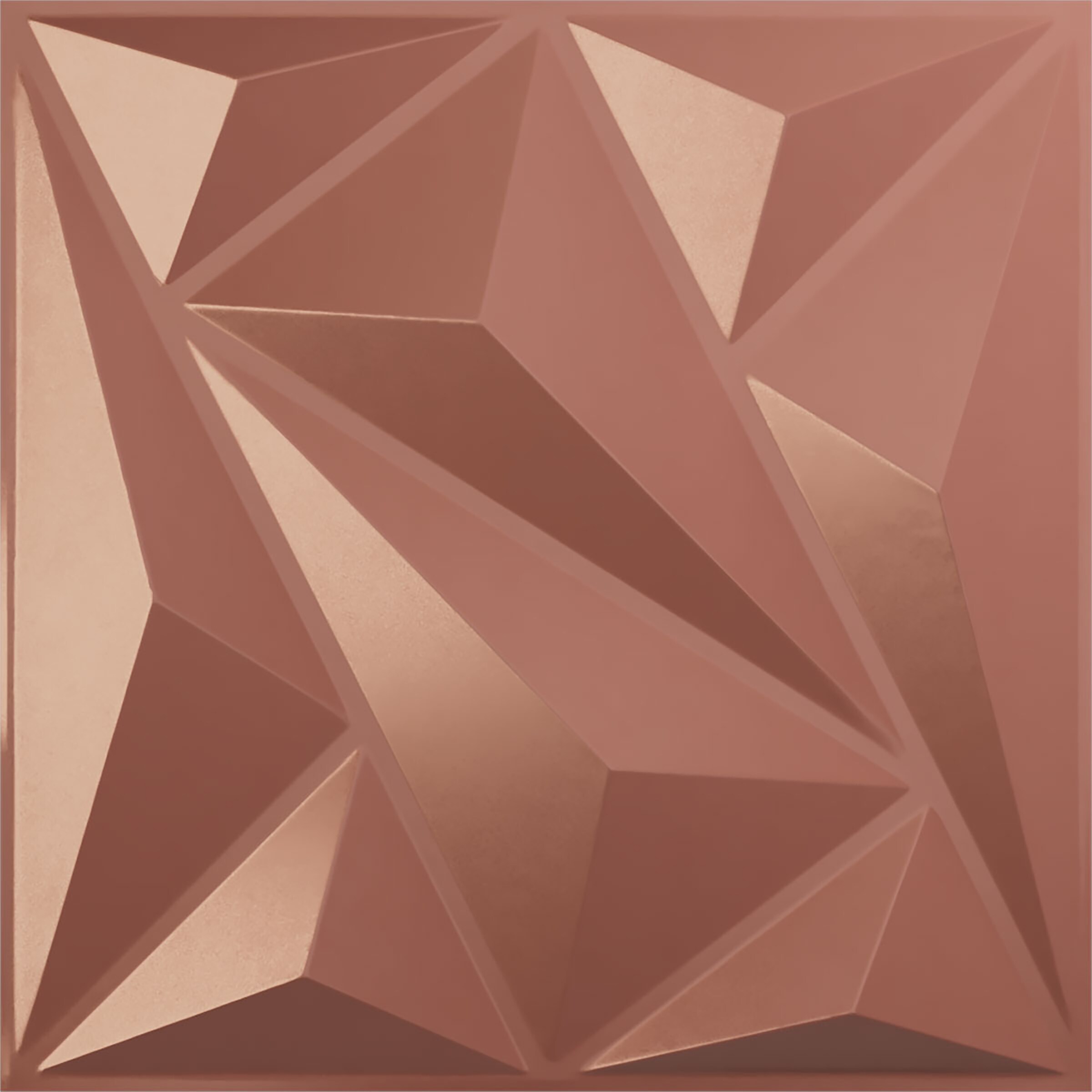 Ekena Millwork WP20X20MQFCP 19-5/8-in x 19-5/8-in Embossed Paintable/Stainable Pink PVC Abstract Wall Panel ( 2.67-sq ft )