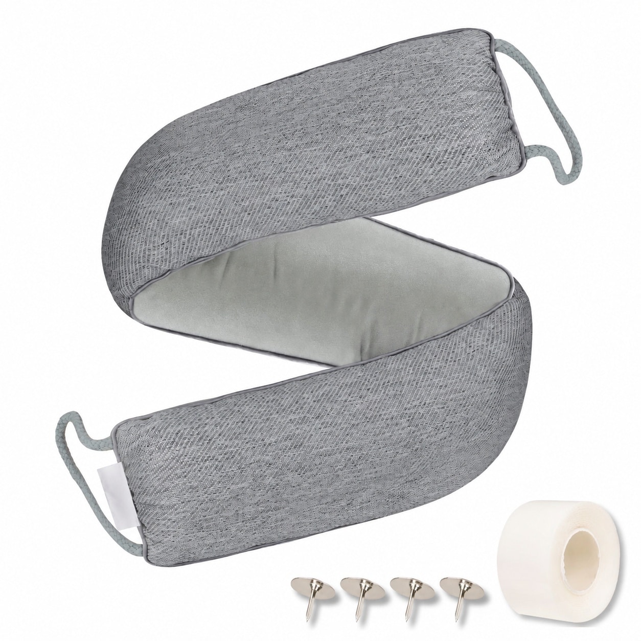 Afoxsos 36 Inch Door Draft Stopper Under Bottom Insulation Heavy Duty Door Snake Seal for Doors and Windows Dark Gray durable home and garden #LAF0810F036