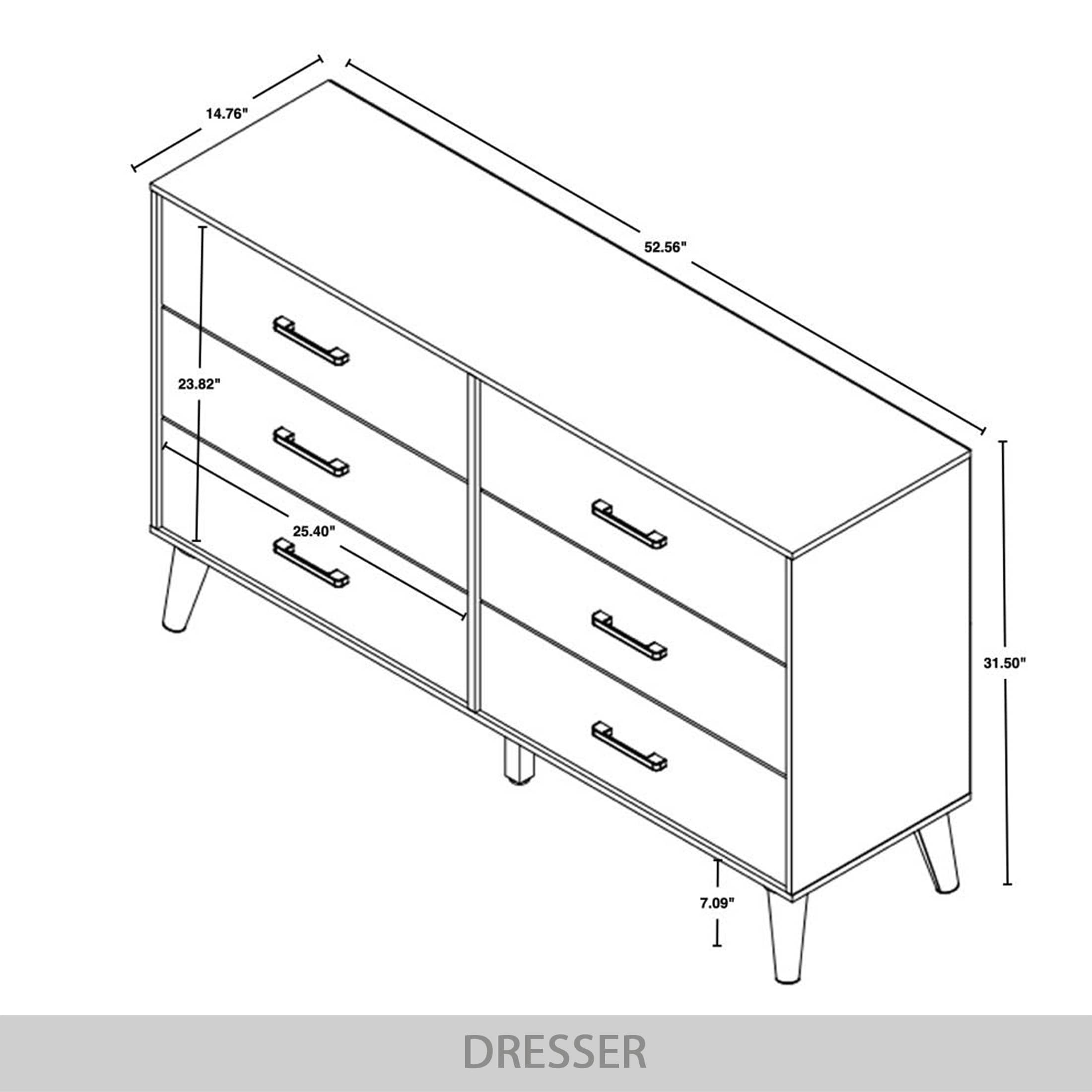 CasePiece C90135DR-LGY dressers - View #10