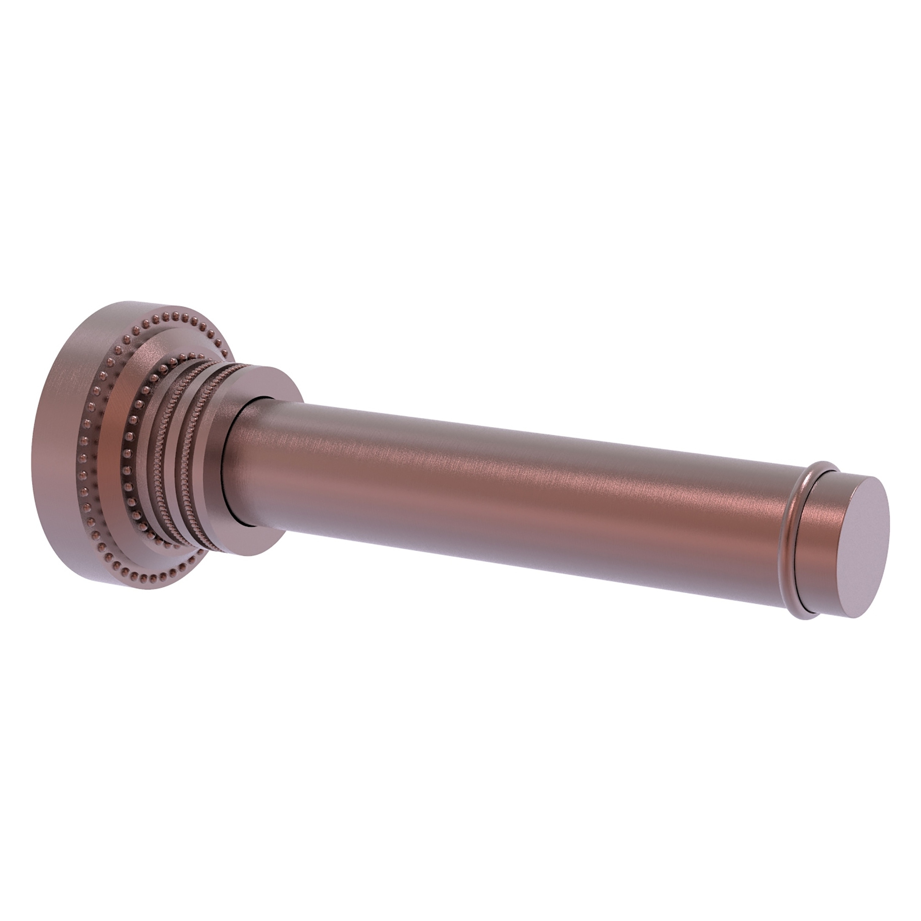 Allied Brass DT-24-1-CA Dottingham Antique Copper Wall mount Single post Toilet Paper Holder 1 -Rolls with Storage