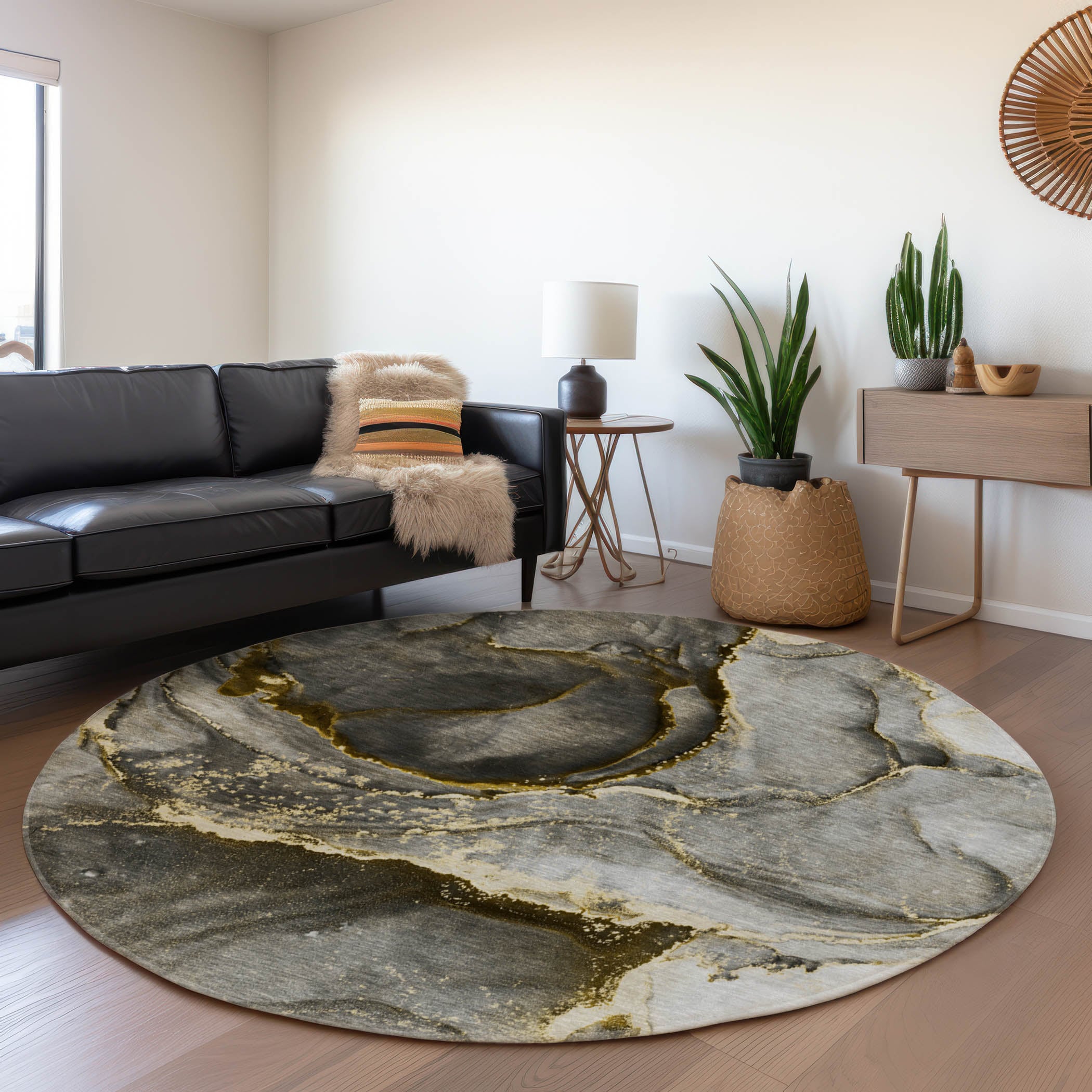 Addison Rugs AMF551AL2X8 Mayfield AMF551AL 2 x 7 (ft) Loomed Polyester Aloe Rectangular Indoor Geometric Machine washable Area rug