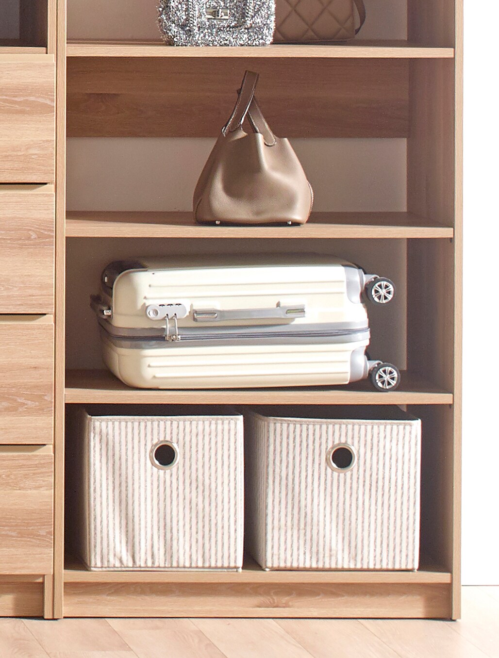 Klair Living PROSPER-ABCDE OAK Wood-Closet-Kits - View #11