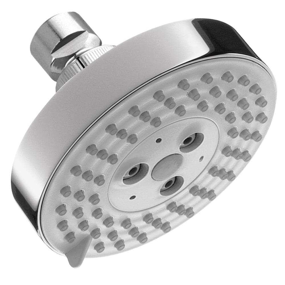 Hansgrohe 04340000 Raindance 3.0 -Settings Chrome 4.0-in Round Fixed Rain Shower Head 2 GPM