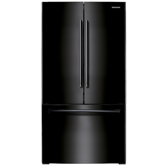 Samsung  ft French Door Refrigerator with Ice Maker (Black) ENERGY  STAR at 