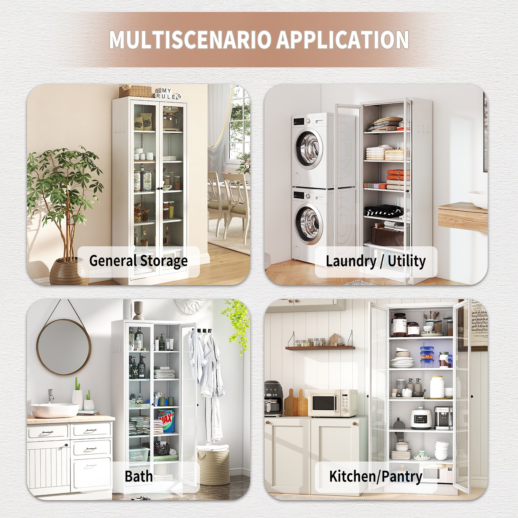 SINOFURN SYA330143BL Dining-Kitchen-Storarge - View #14