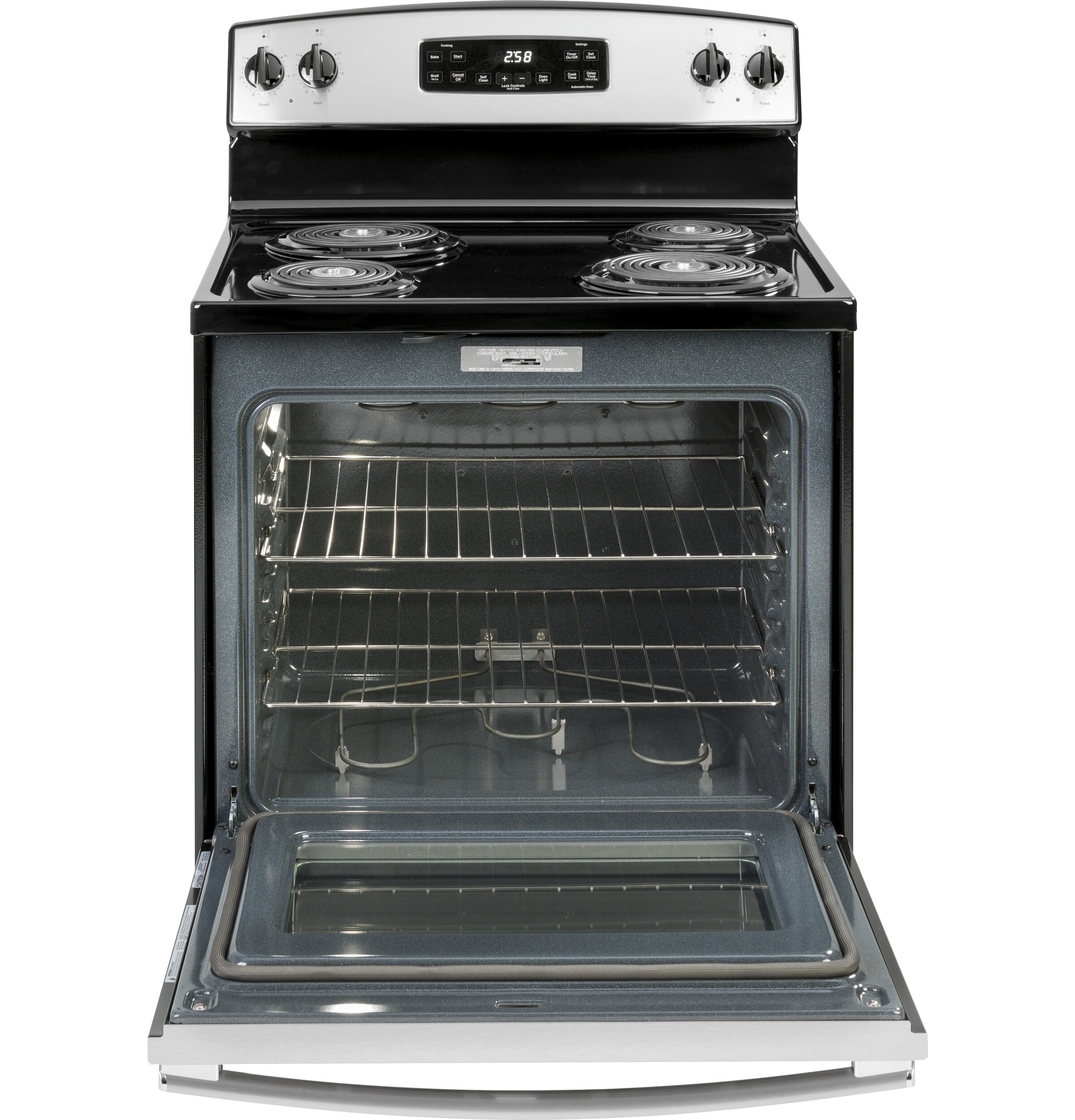 GE JB258RMSS Freestanding-Electric-Ranges - View #4