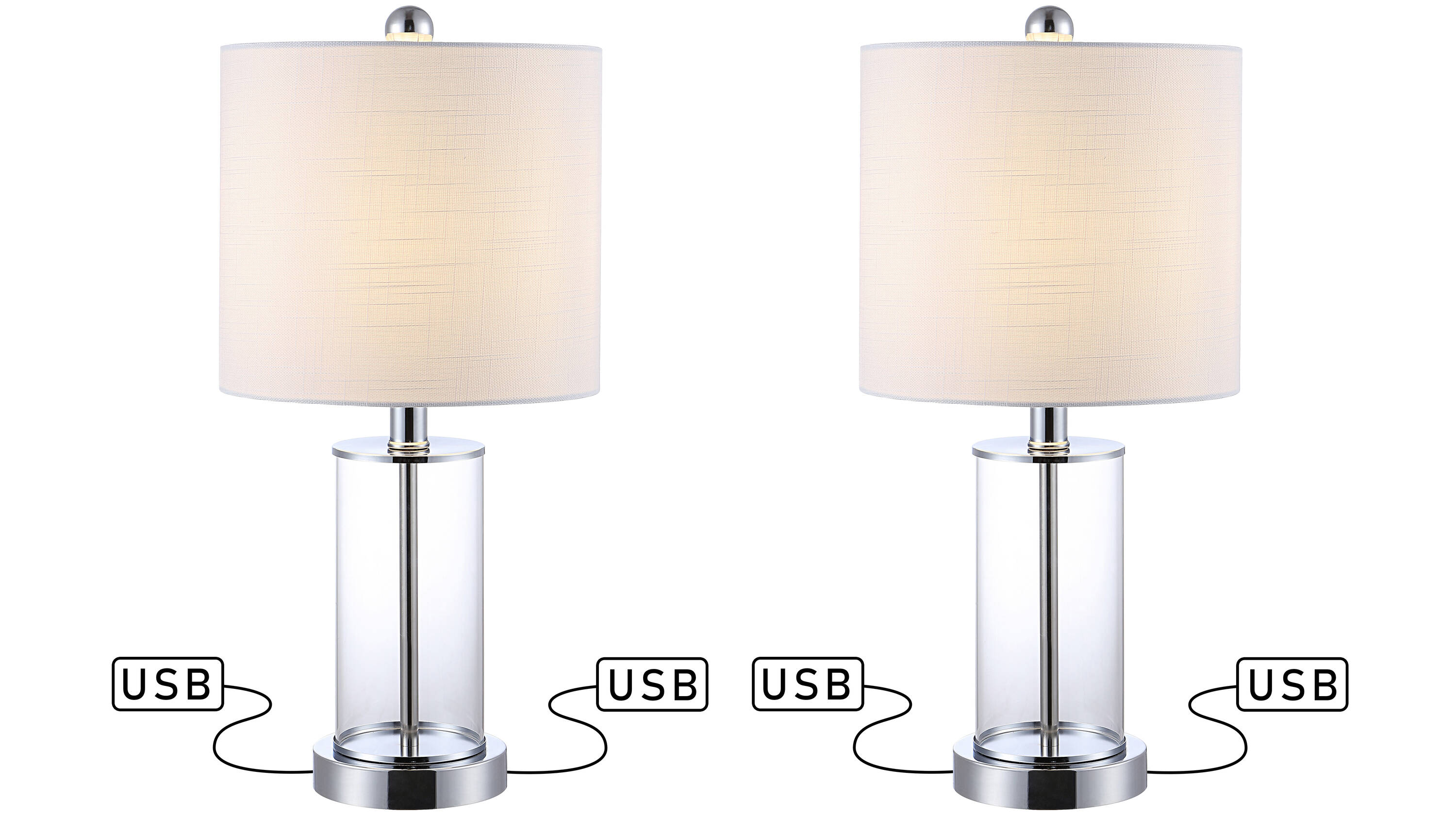 JONATHAN  Y JYL8500C-SET2 Table-Lamps - View #2