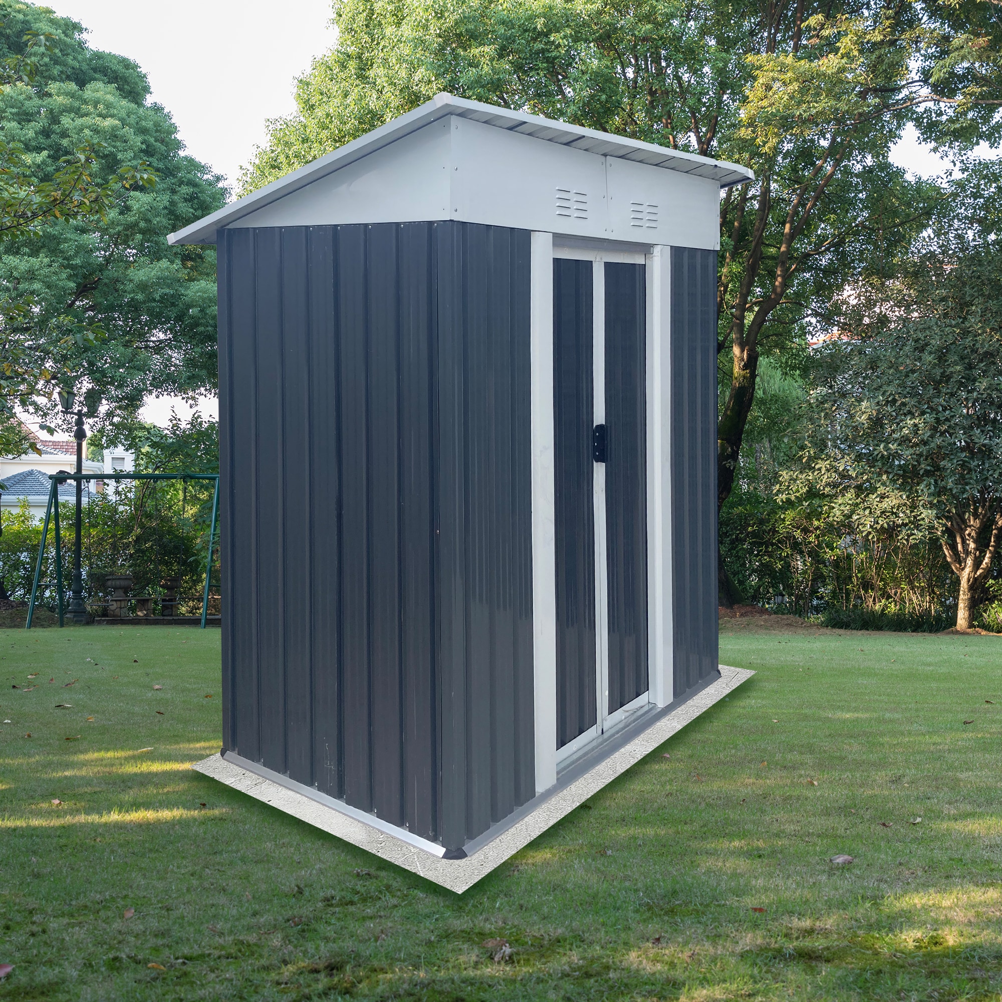 LOVMOR SF-M-W2794P281155 Metal-Storage-Buildings-Sheds - View #4