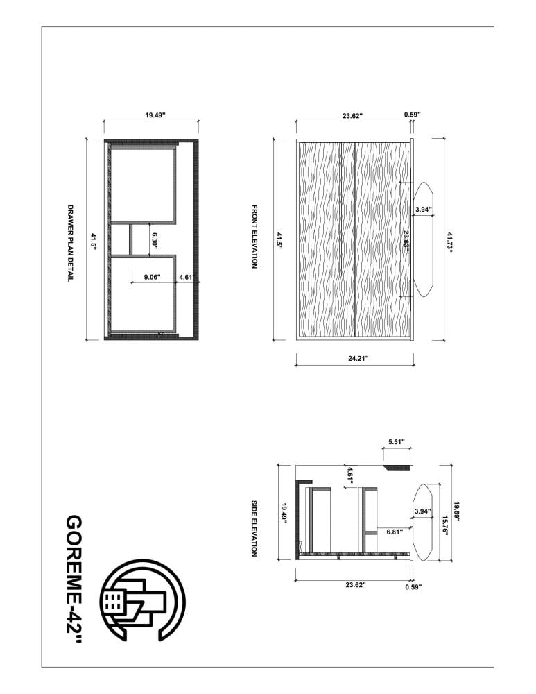 CARTISAN DESIGN VAGORSM42WM Bath-Vanity-Combo - View #12