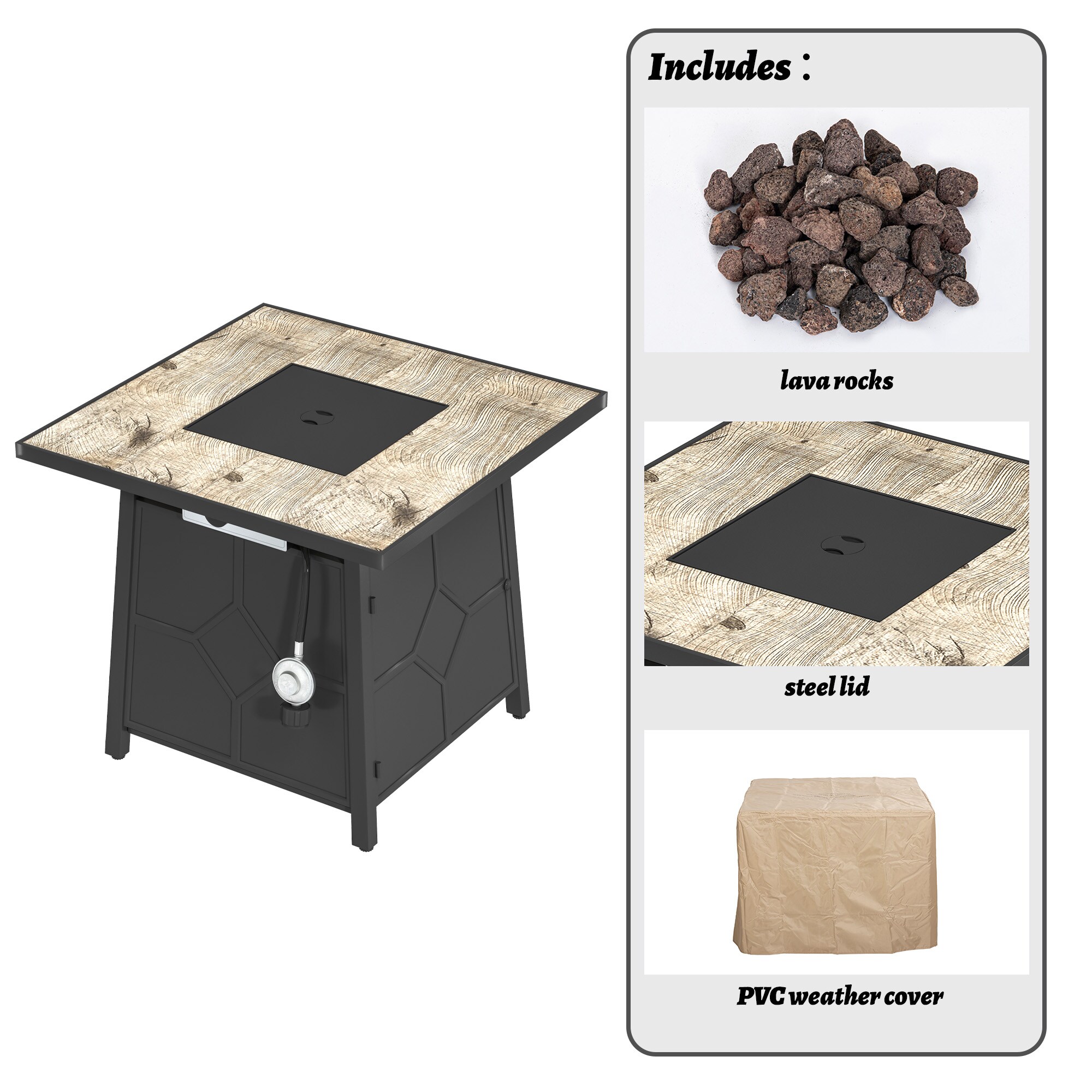 Clihome CL-DOL397DGY Outdoor-Gas-Firepits - View #4