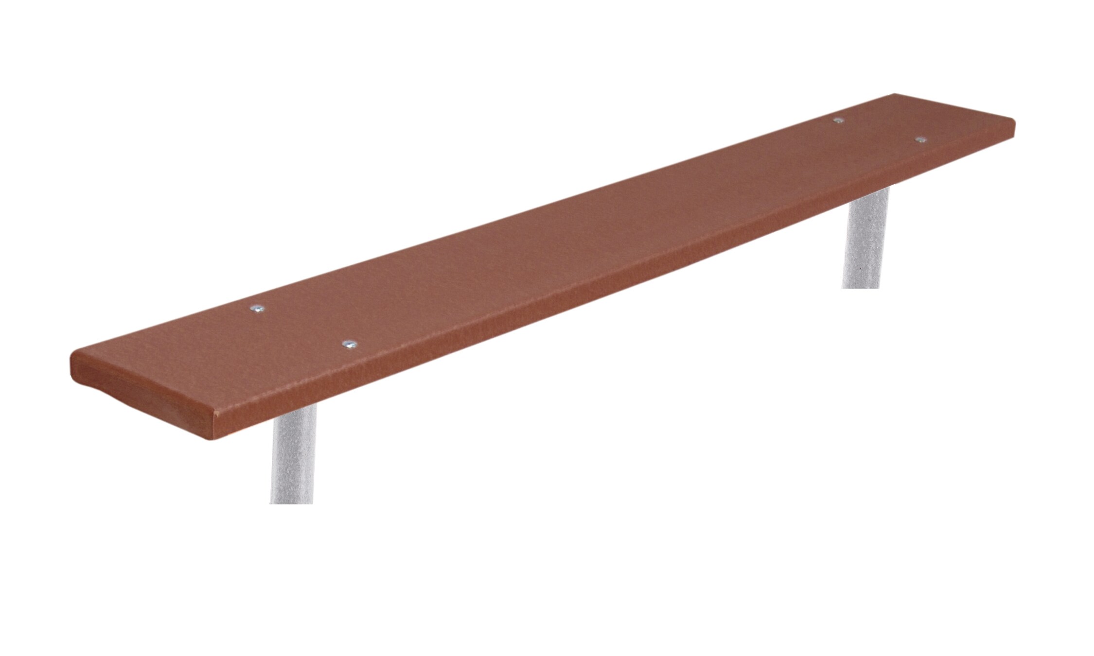UltraPlay G942S-BRN6 72-in L Recycled Plastic Park Bench