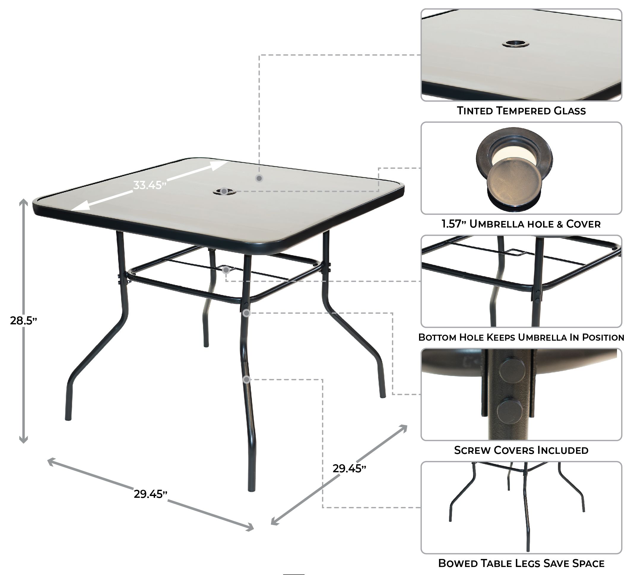 Patio Premier 2L3027AQ Patio-Dining-Sets - View #5