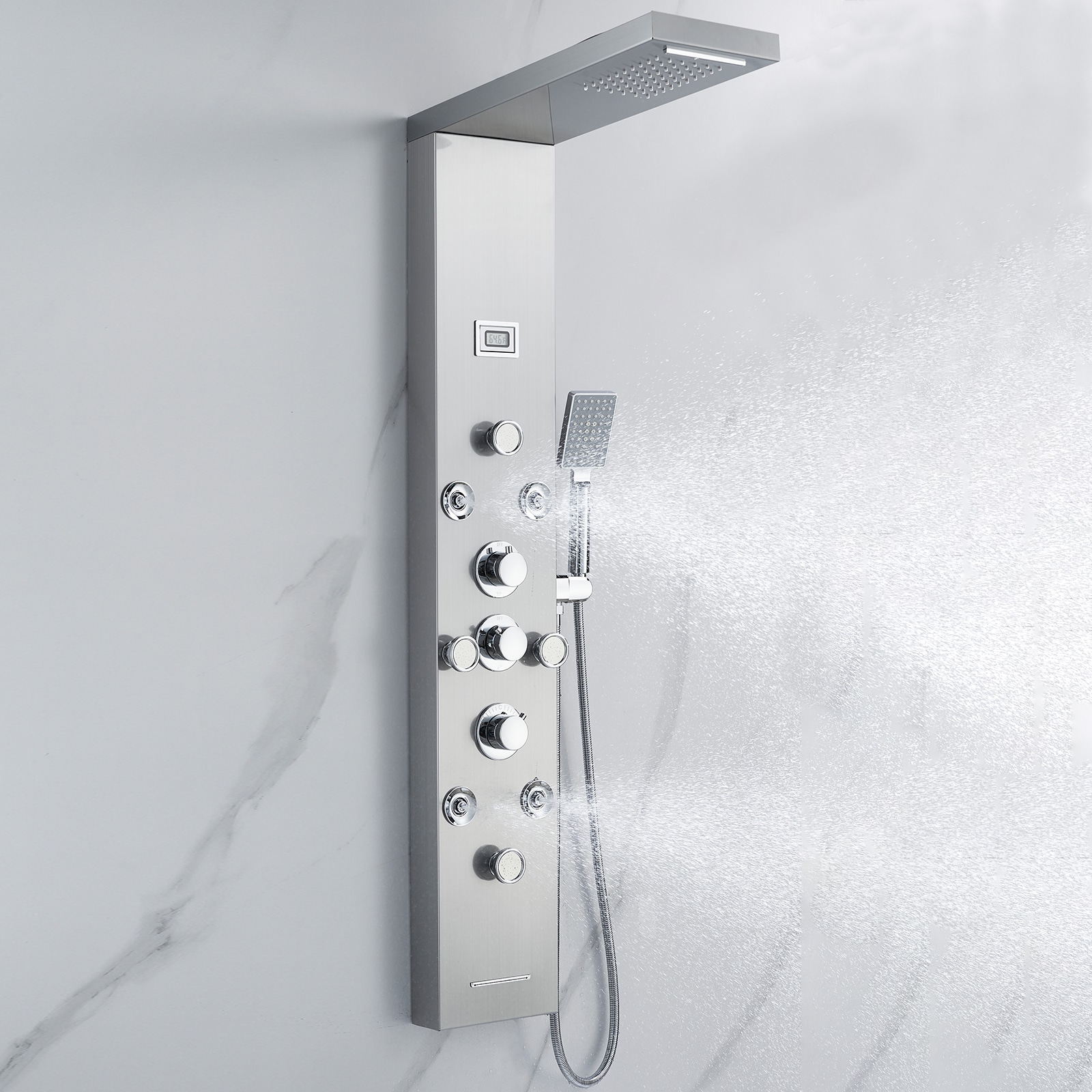 BYH SS-5001-NPC Showerhead-Bar-Panels - View #9