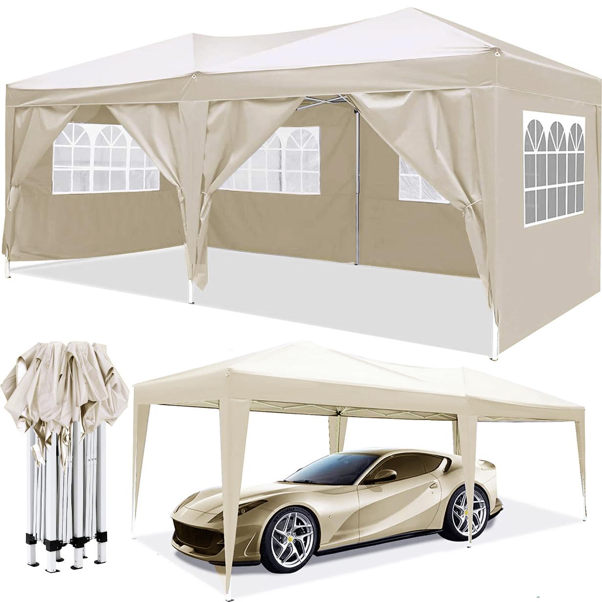 10Ft x 20Ft Pop-up Party Canopy White Gazebos, Pergolas & Canopies at ...