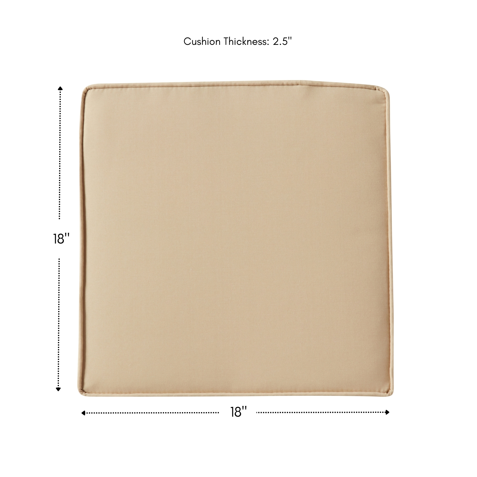 Greendale Home Fashions OP1100S2-STONE Patio-Furniture-Cushions - View #7