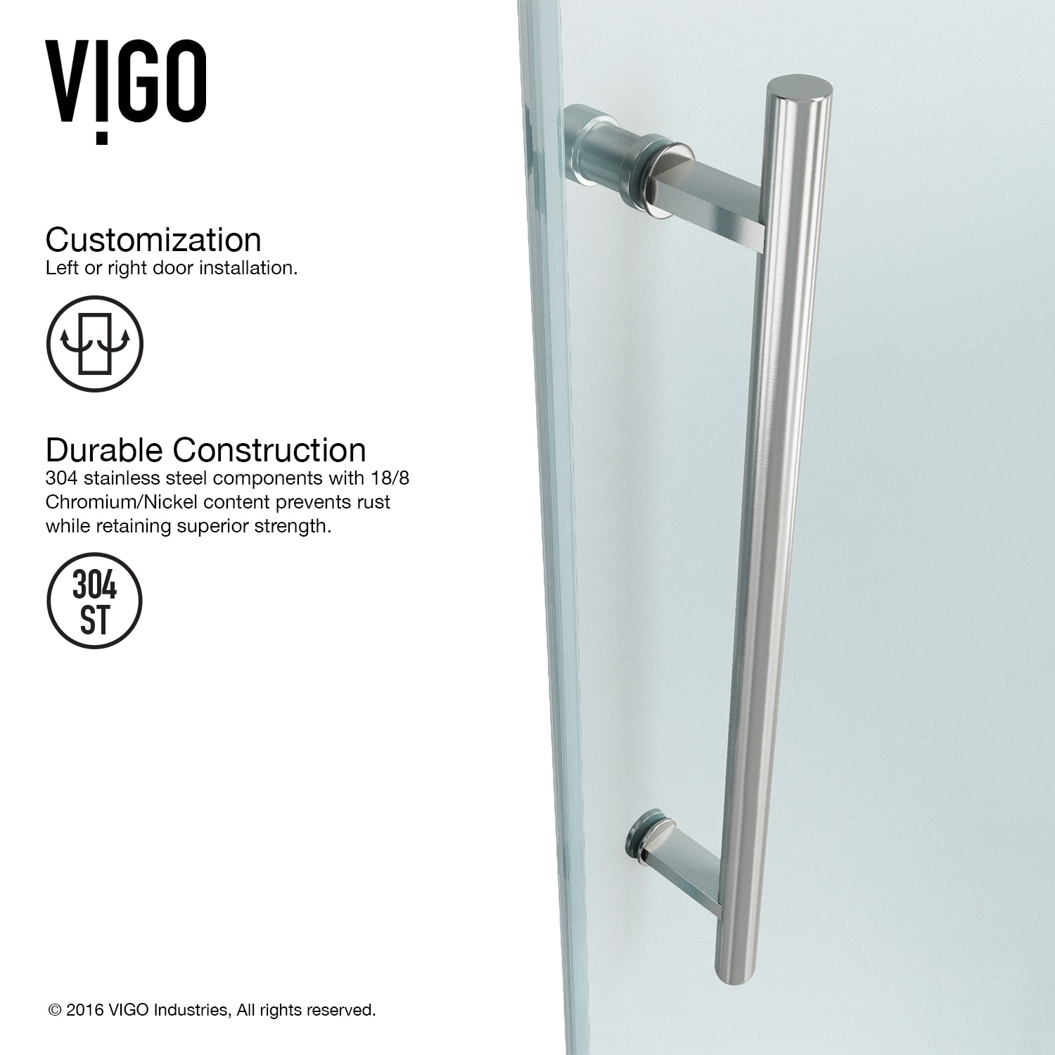 VIGO VG6041STCL6066 Bathtub-Doors - View #7