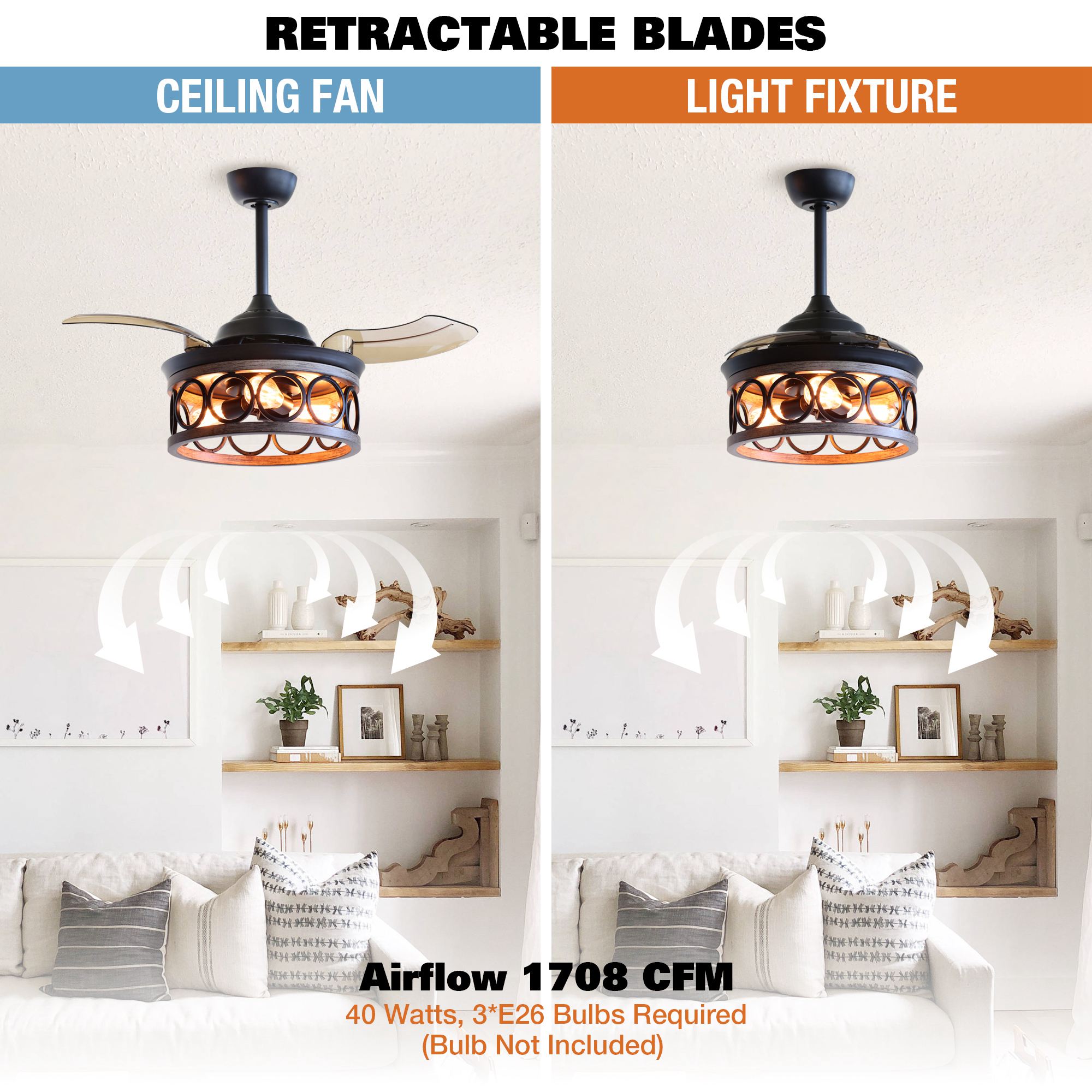 Parrot Uncle F3511110V Ceiling-Fans - View #7