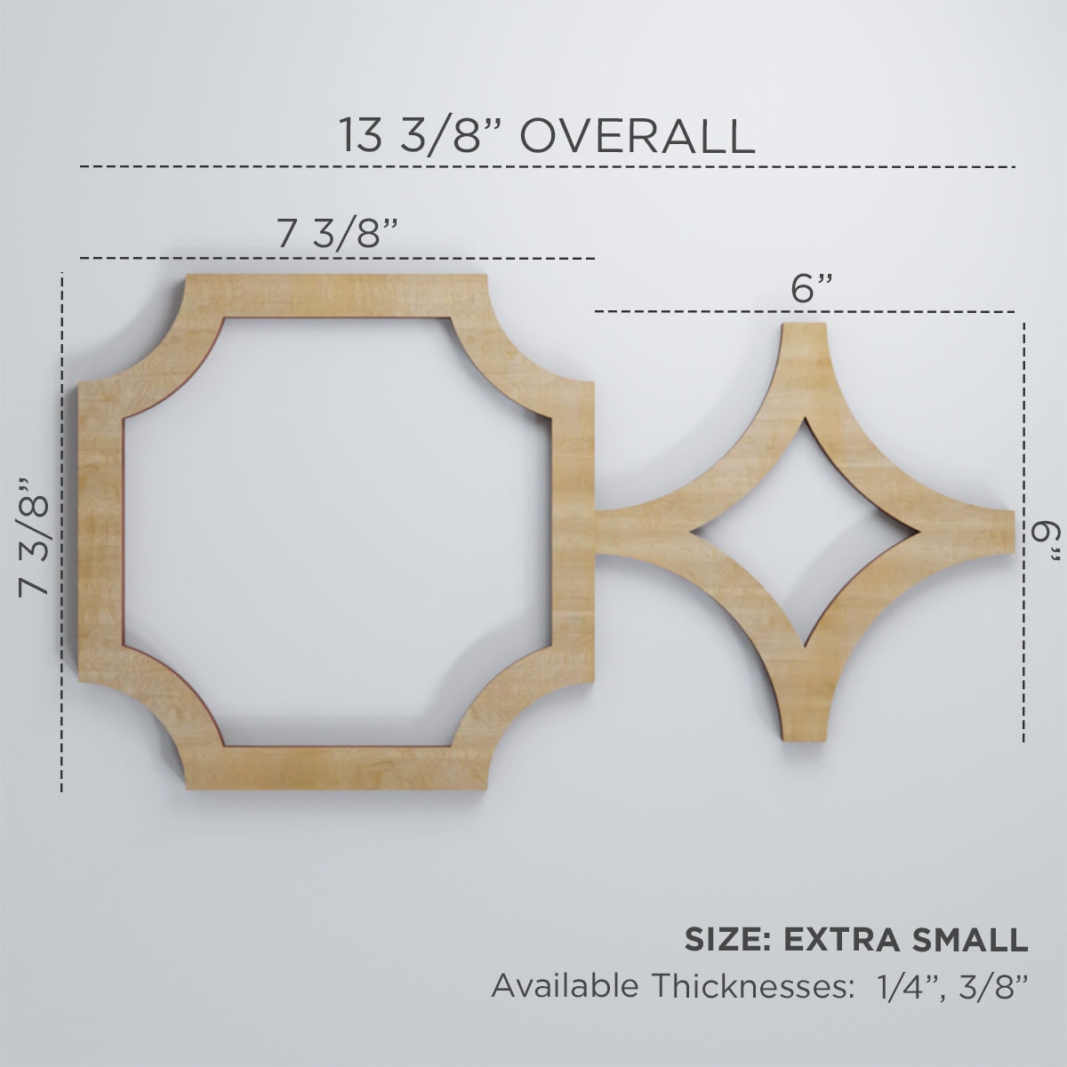 Ekena Millwork WALW08X08X0250ANDWA Wall-Panels - View #3