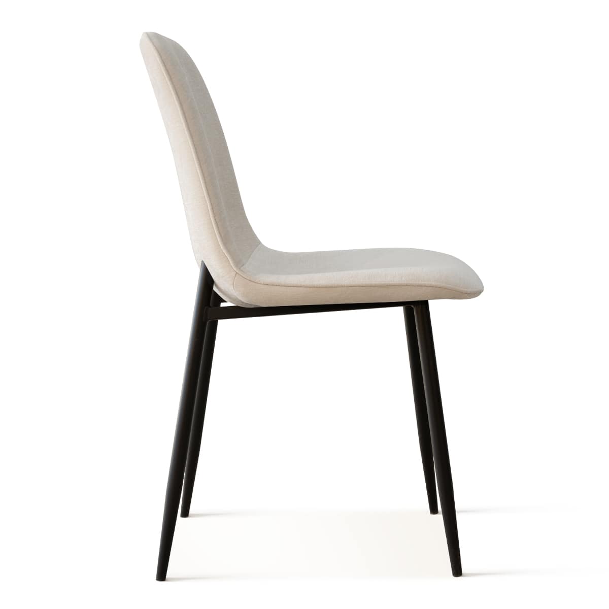 Maison Boucle OSLO-CHAIR-BK-BEIGE2 Dining-Chairs - View #5