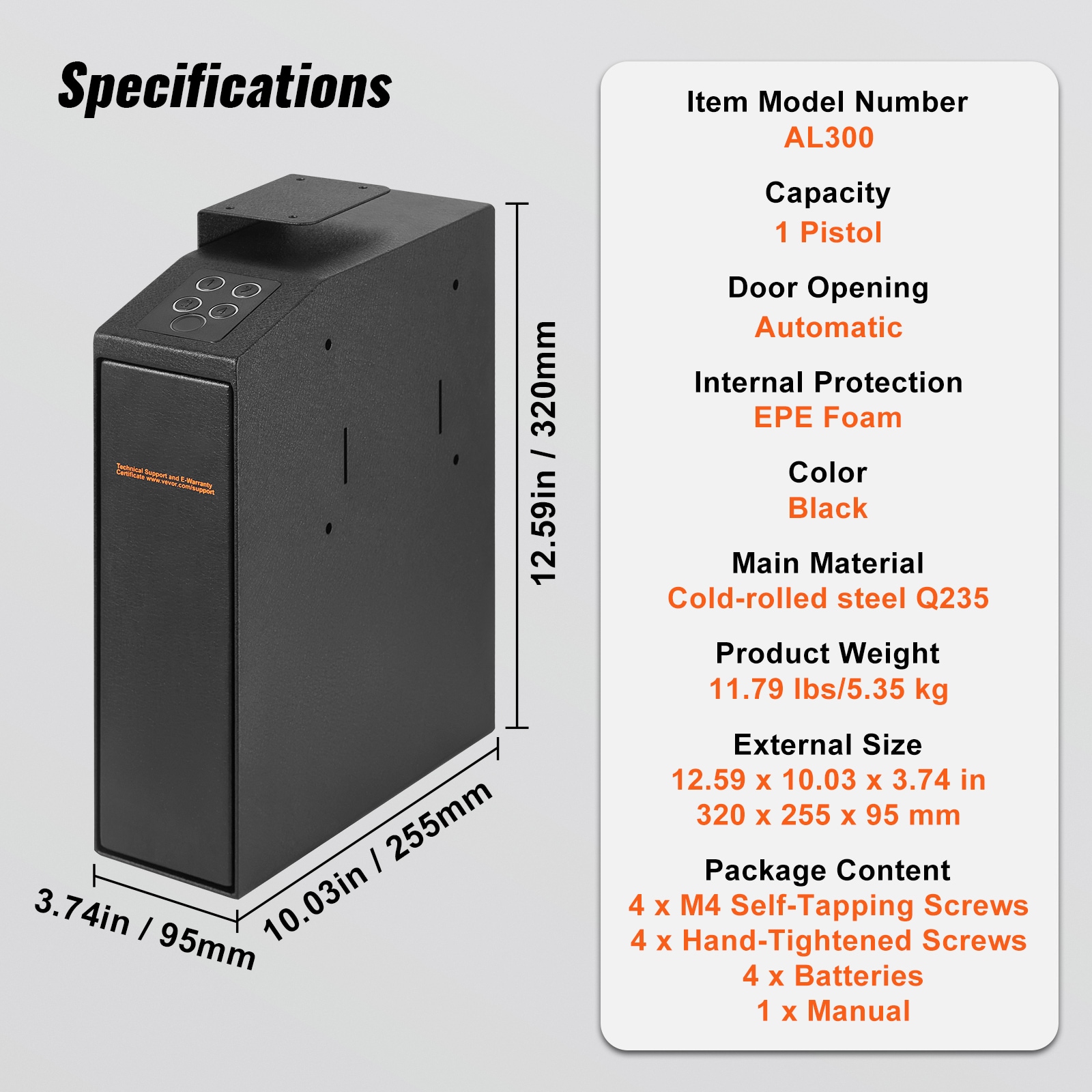 VEVOR SQJCT00000002M2N2V0 Gun-Safes - View #8