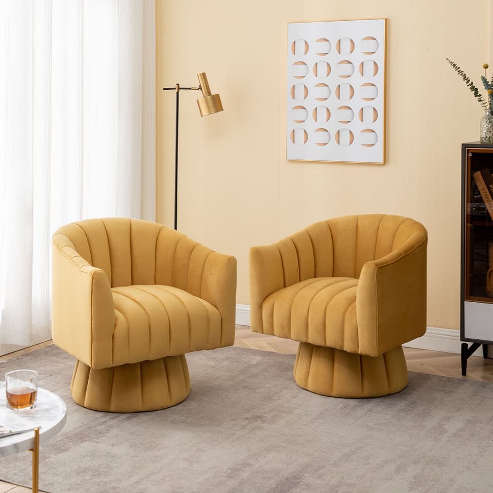 SEYNAR XY570-MUSTARD-S2 chairs - View #3