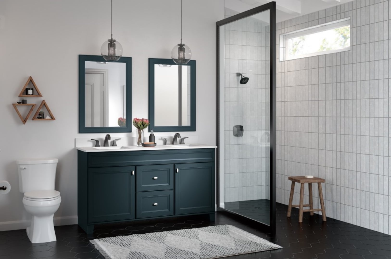 Shop allen + roth Diamond Now Goslin Maritime Bathroom Collection at ...