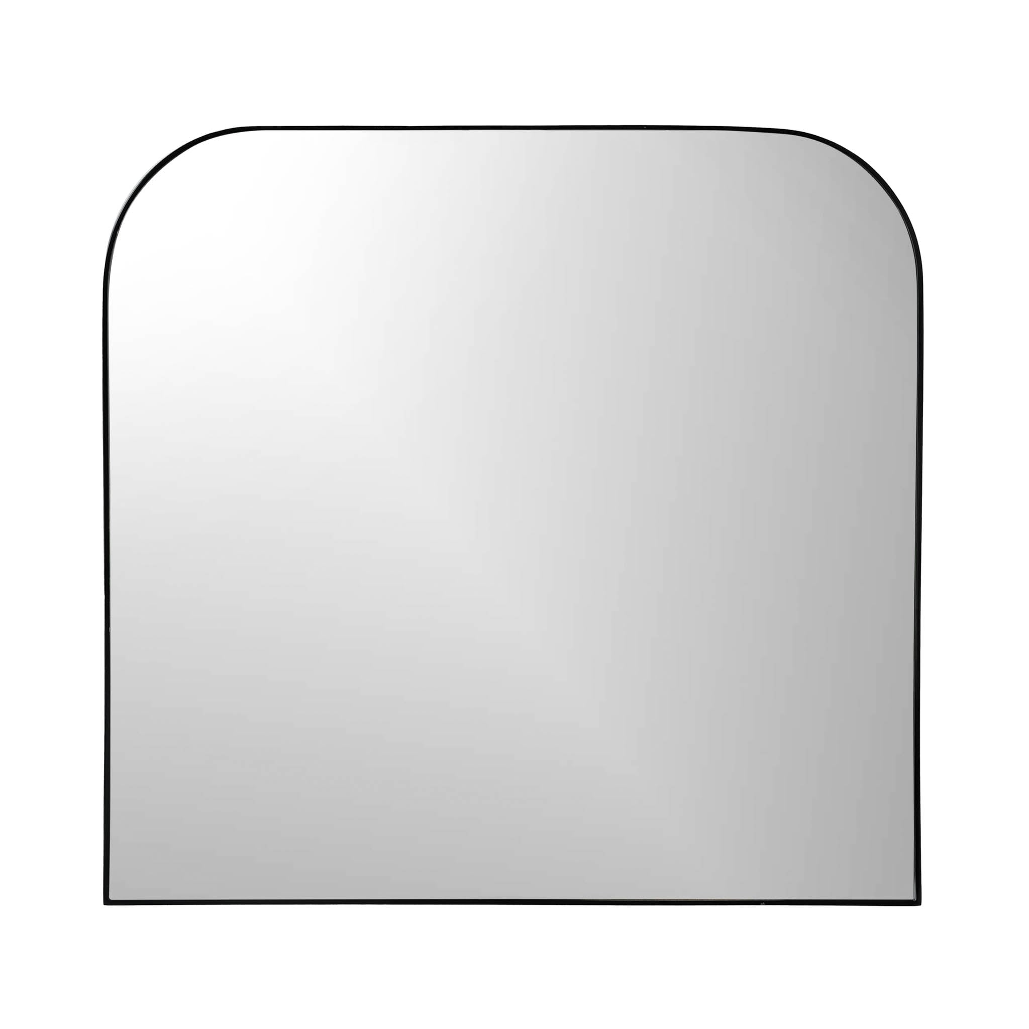  KM1080-BLACK-3634 36-Inches W x 24.0-Inches H Arch Black Framed Wall Mirror