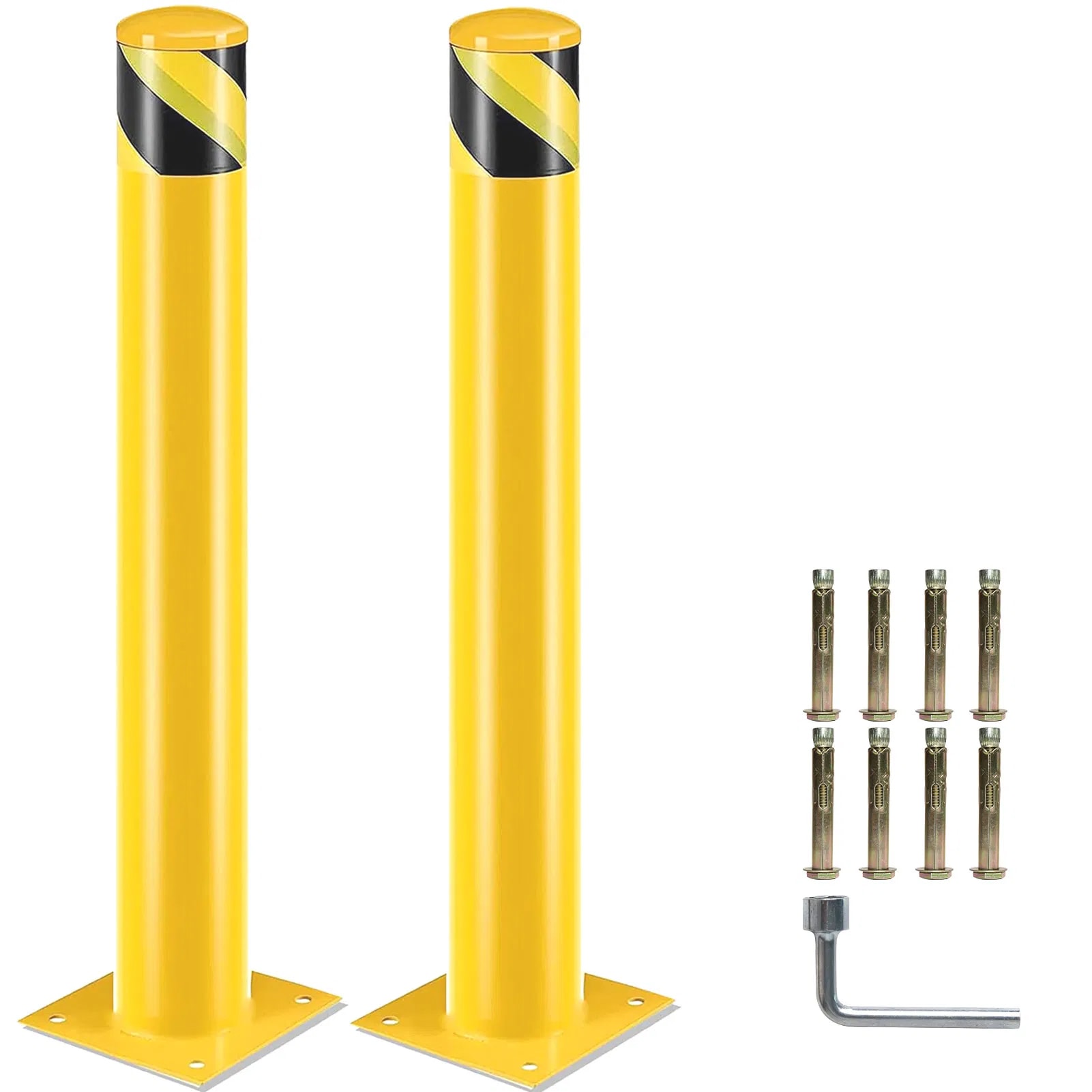 Kahomvis 36-in Steel Bollard #OL-QP242-11