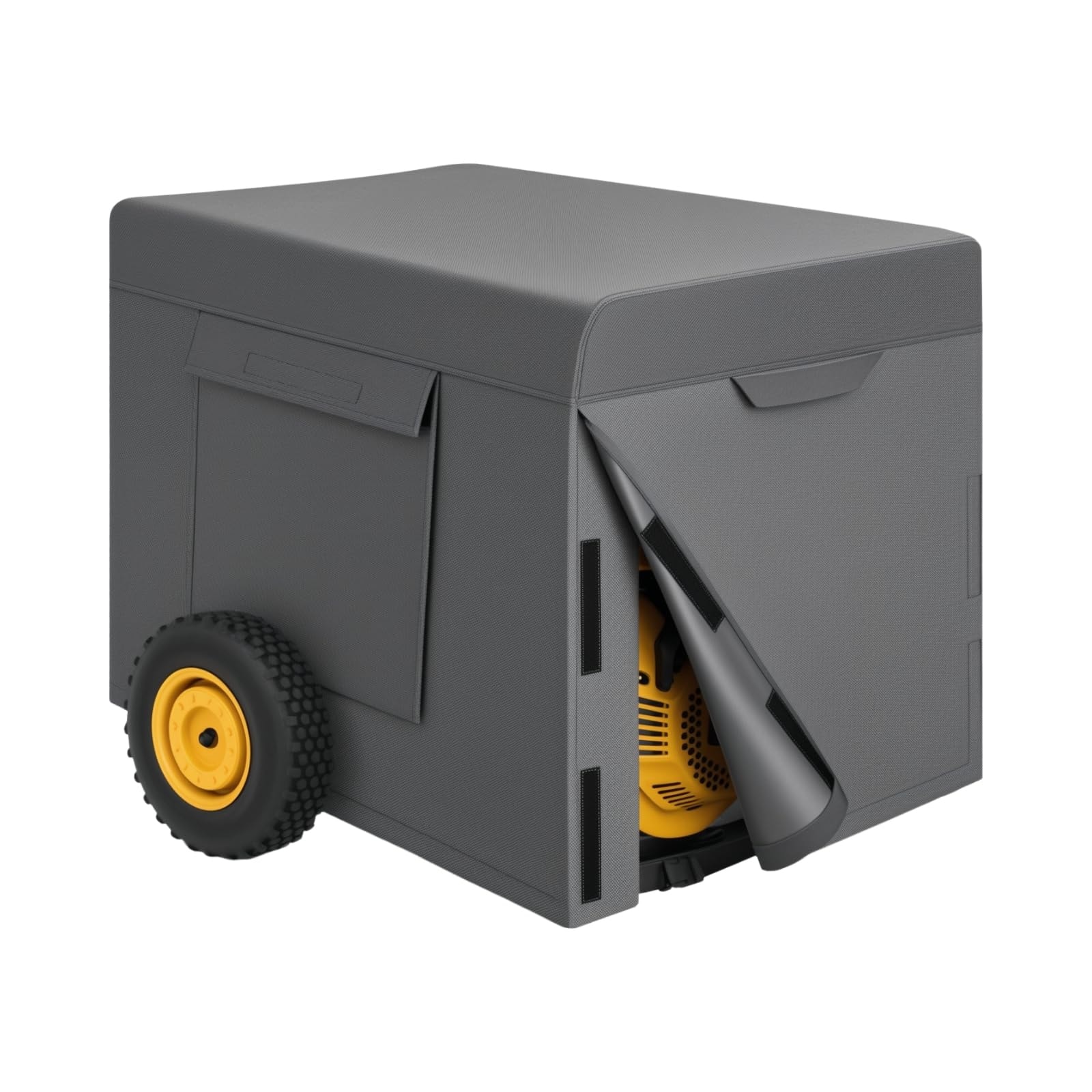 Misopily Generator Cover Waterproof Outdoor 25x24x21 Inch Fits 3000 to 5000 Watt Portable Generators Heavy Duty Fabric Adjustable Straps #LMS0529M092