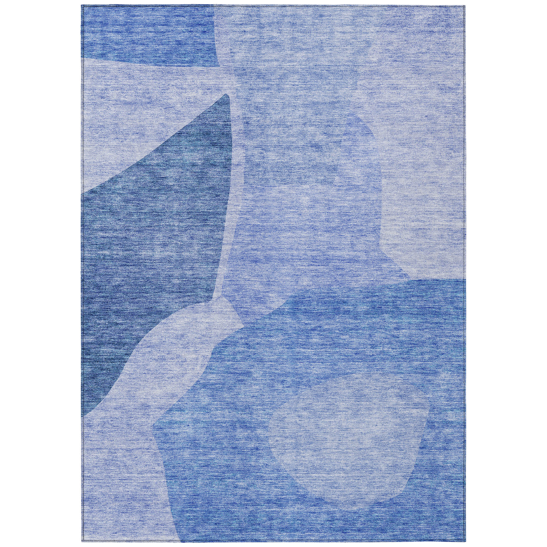 Addison Rugs ACN665NA30X46 Chantille ACN665NA 2 x 3 (ft) Polyester Navy Rectangular Indoor/Outdoor Geometric Machine washable Area rug