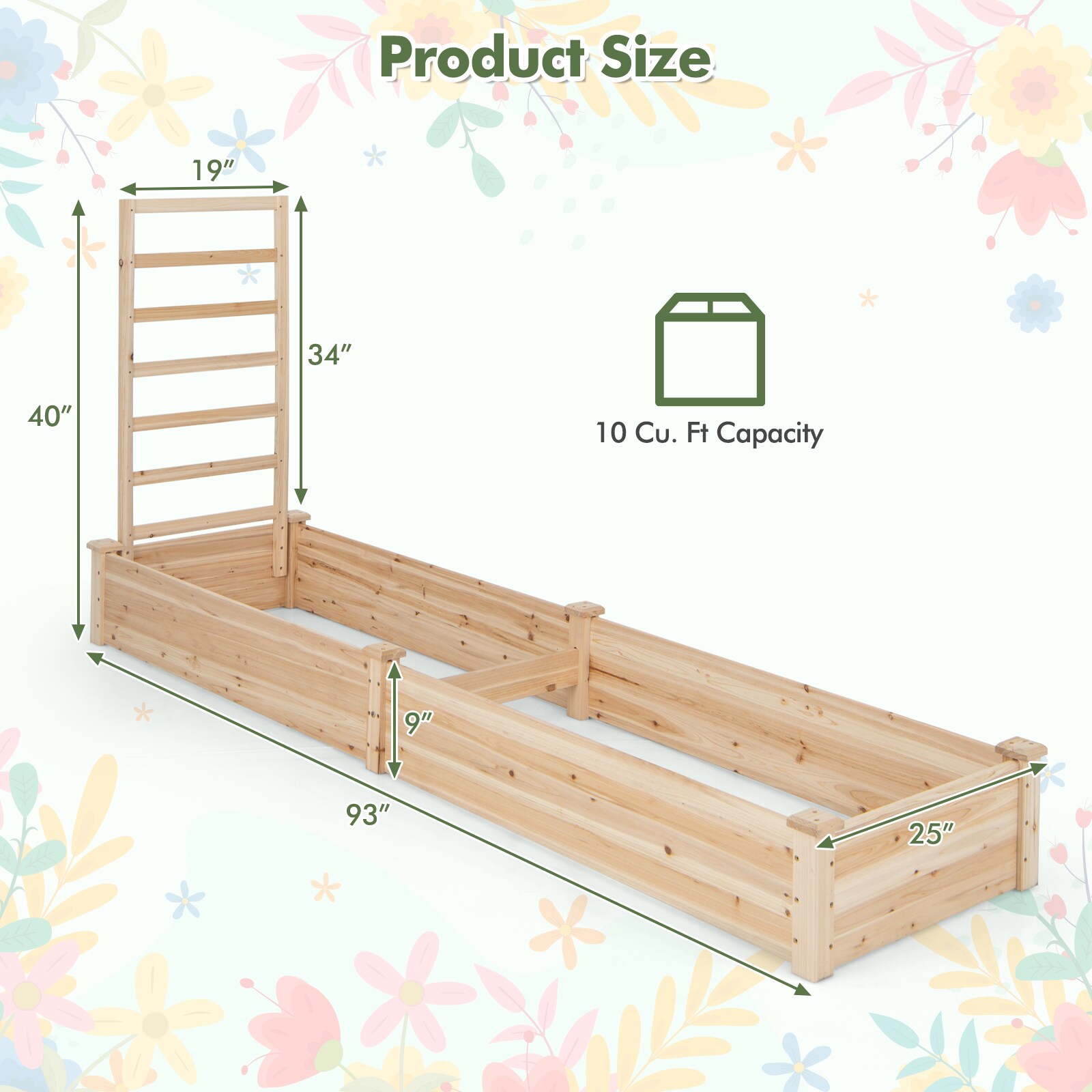 Costway CSHY006093 Raised-Garden-Beds - View #9