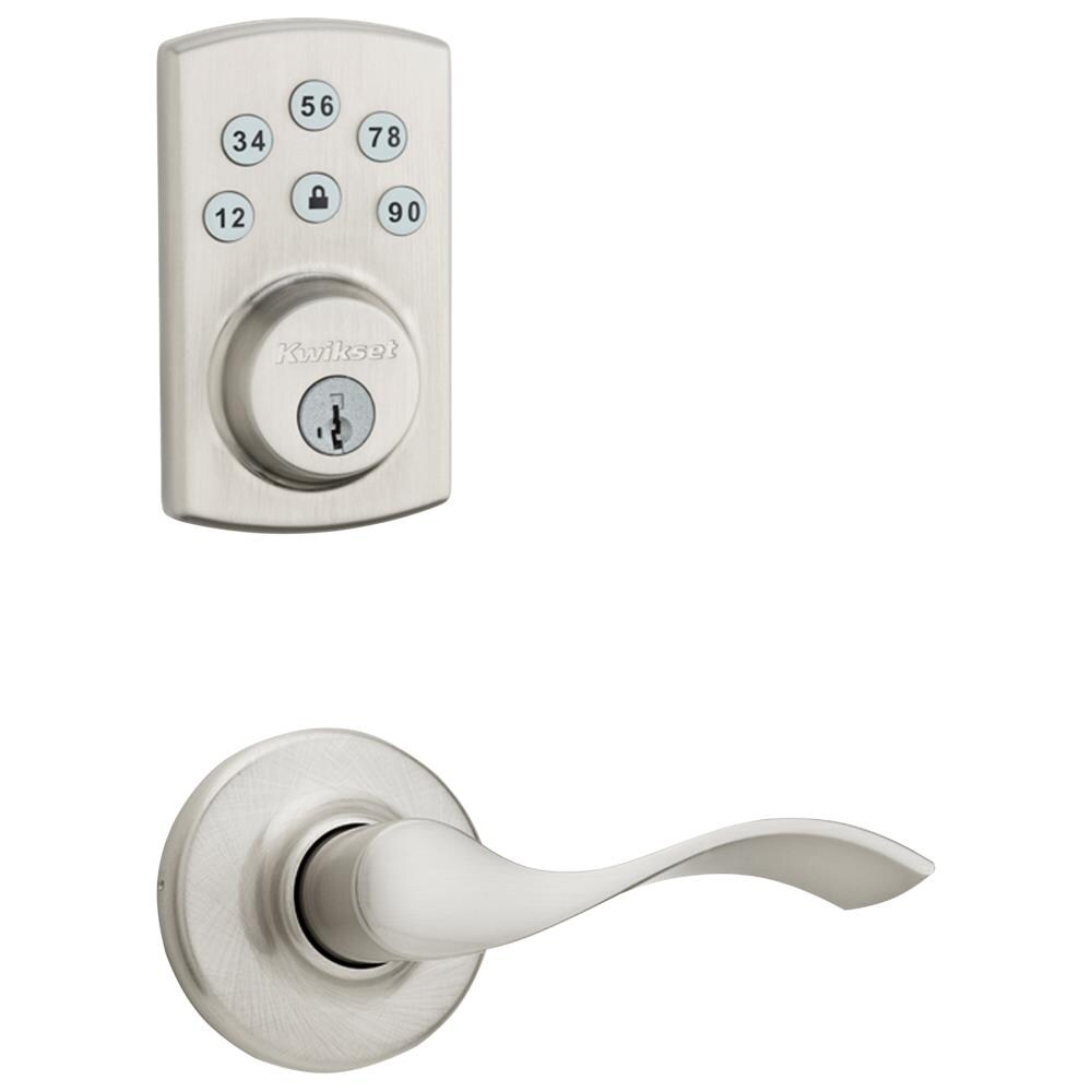 Kwikset 907 Powerbolt Deadbolt Satin Nickel SingleCylinder Deadbolt 1