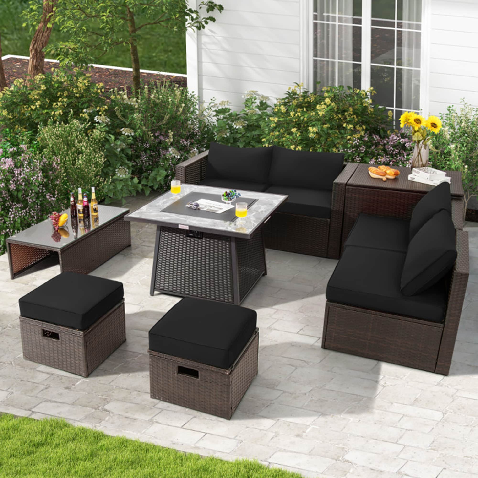 Mondawe MD-ST276-BU Patio-Conversation-Sets - View #3