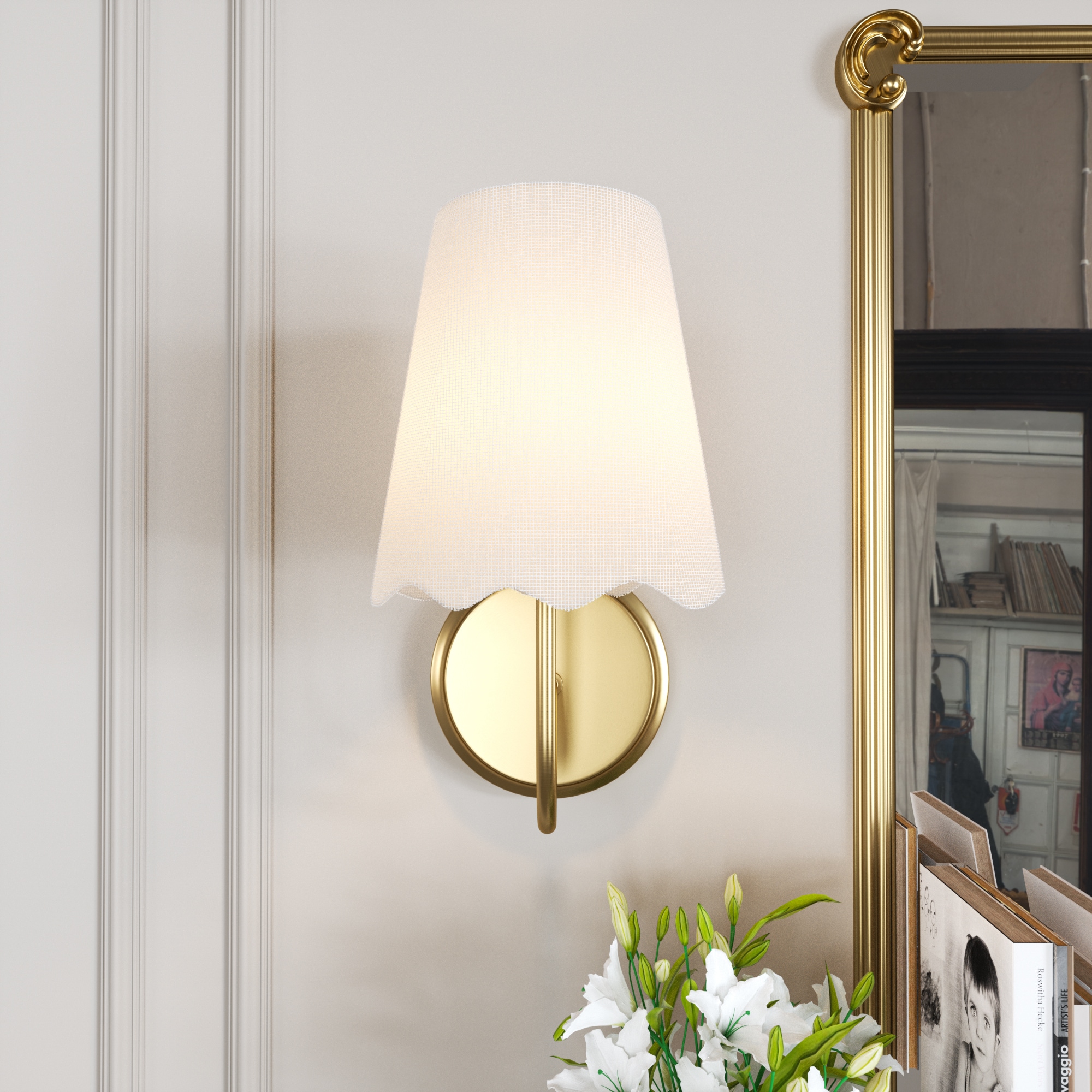 Maxax Luminous Essence 6-in 1 Light Brass Transitional Vanity light