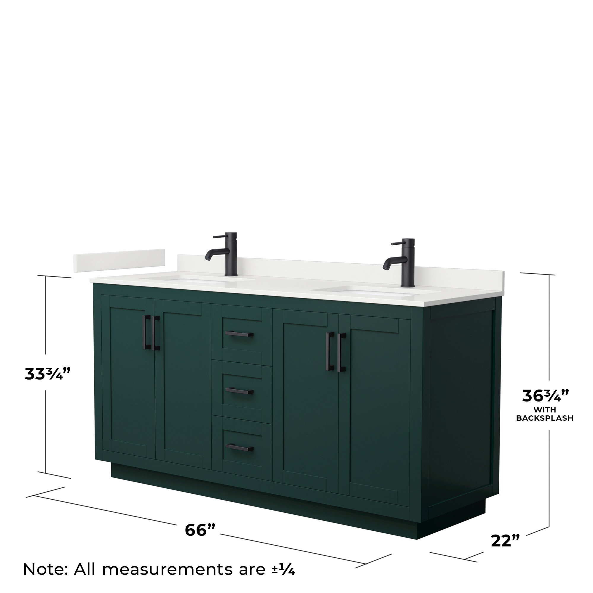 Wyndham Collection WCF292966DGKWQUNSMXX Bath-Vanity-Combo - View #5