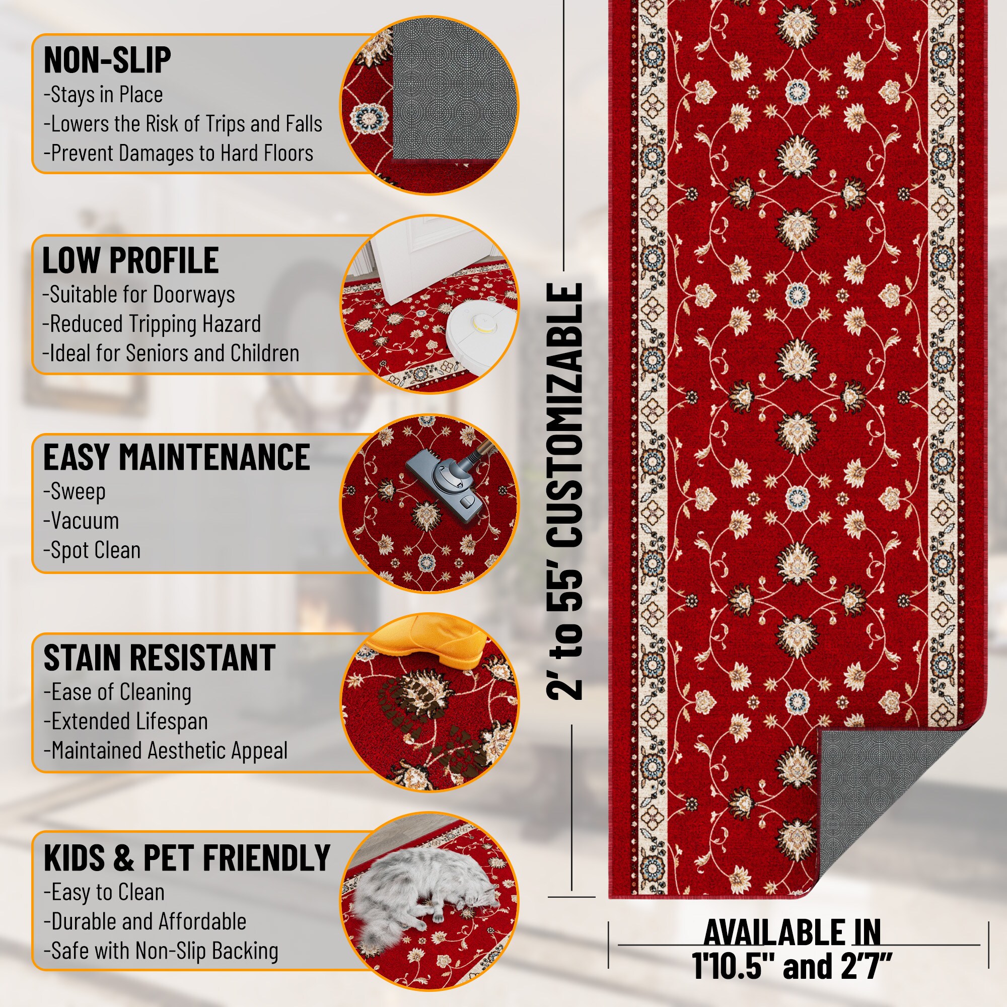 Ottomanson ASC6630-2X21 rugs - View #3
