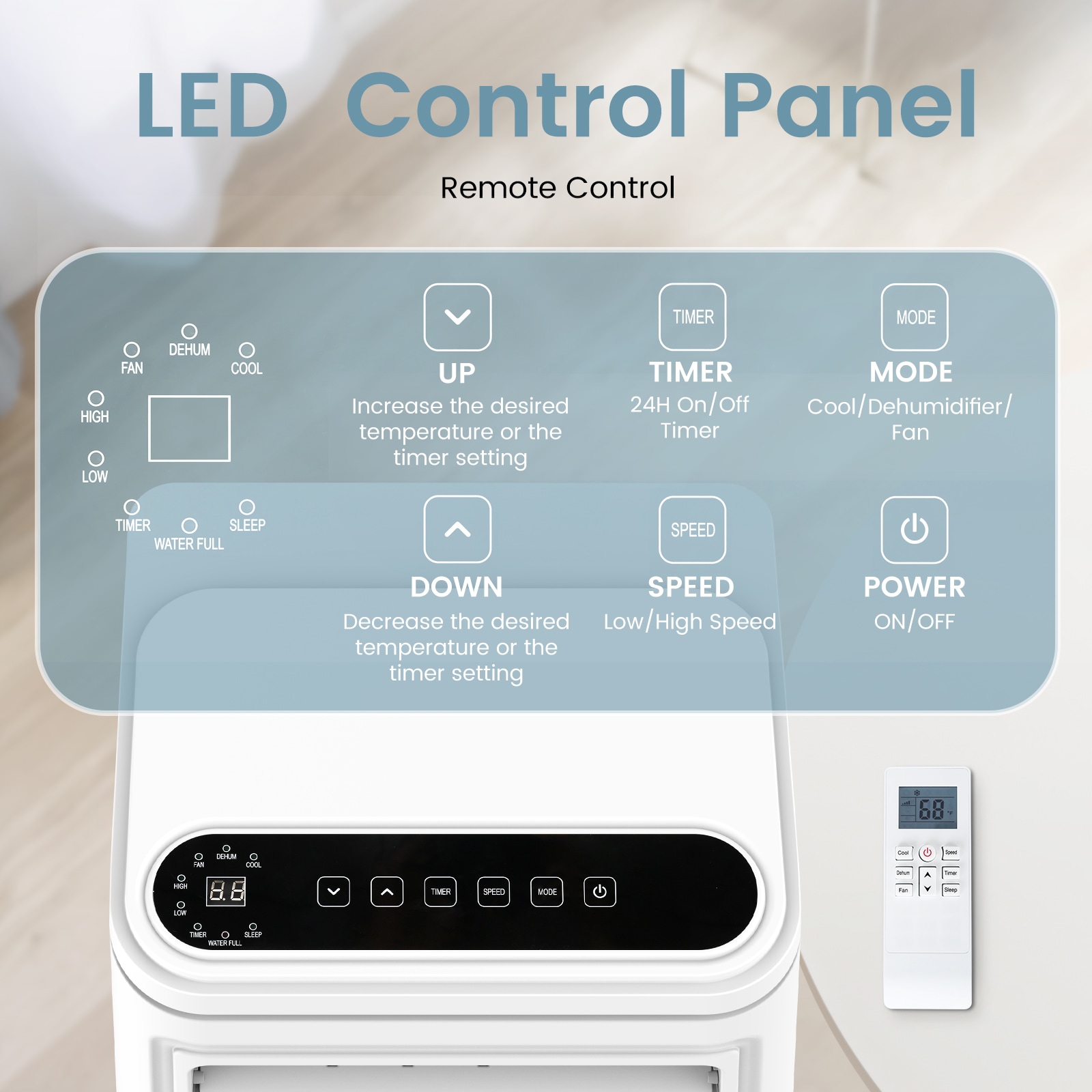 COWSAR LSA5406AC8K Portable-Air-Conditioners - View #2