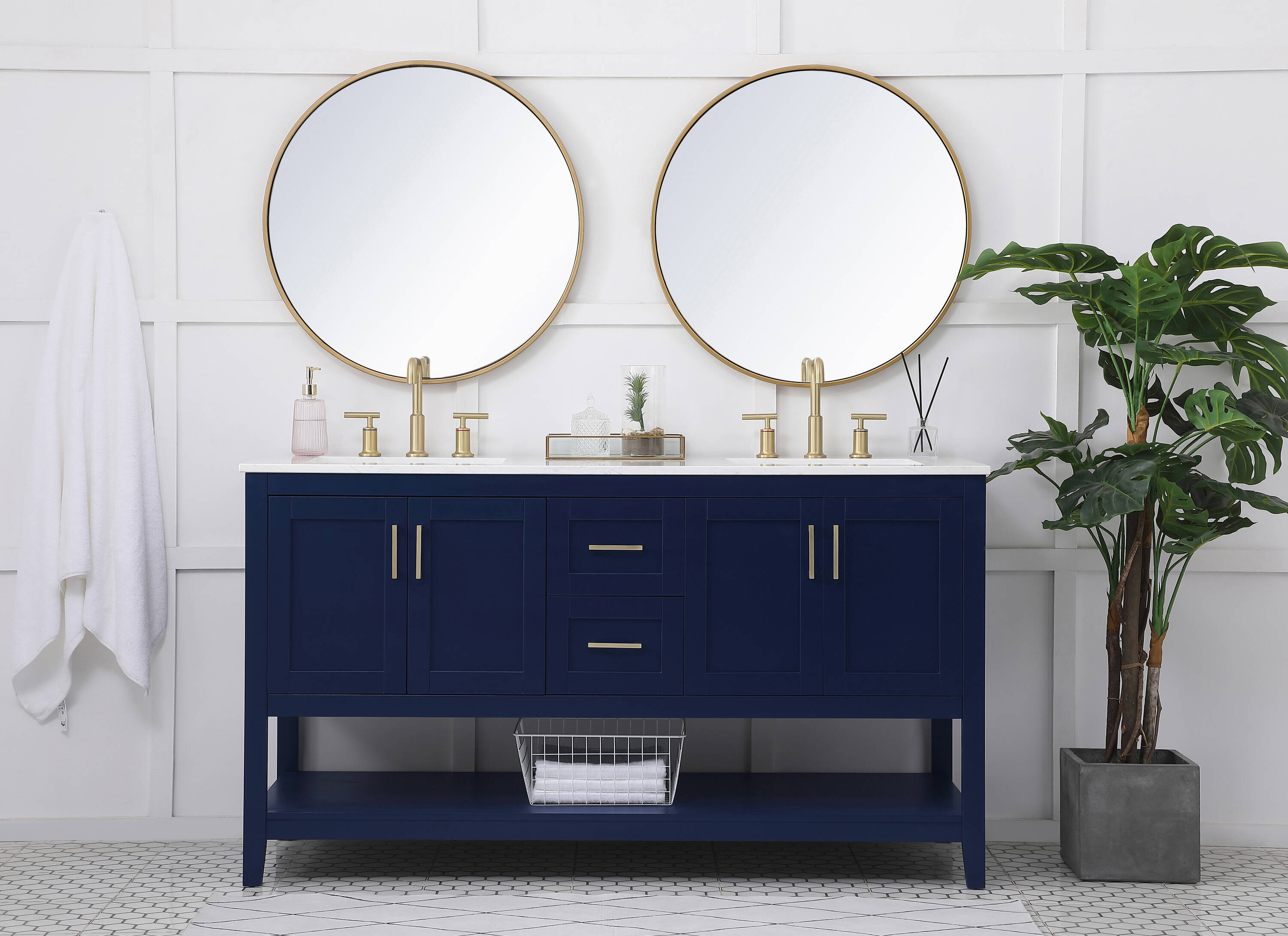Elegant Decor FI48060DBL Bath-Vanity-Combo - View #10