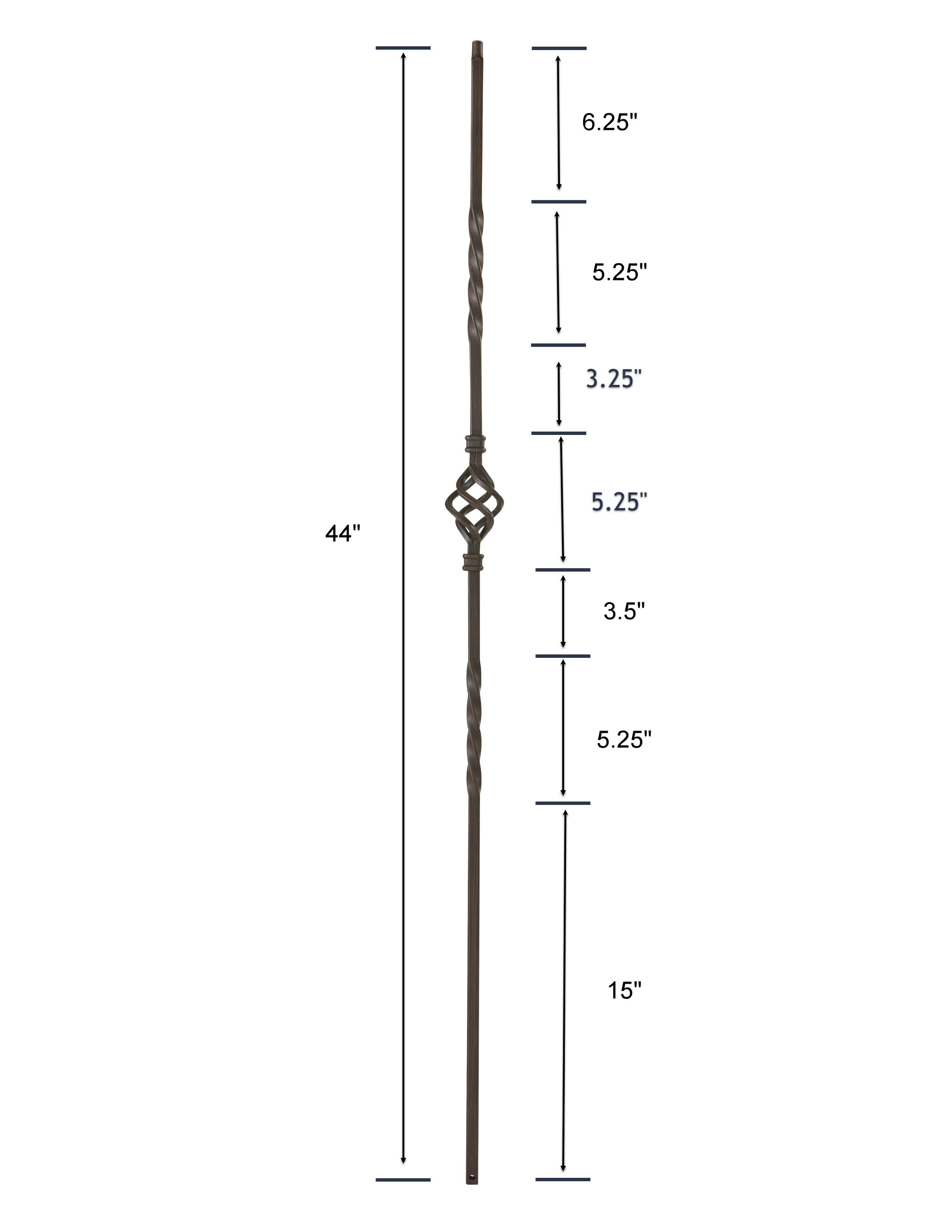 Crown Heritage 4583121RB44 Interior-Stairpart-Balusters - View #2