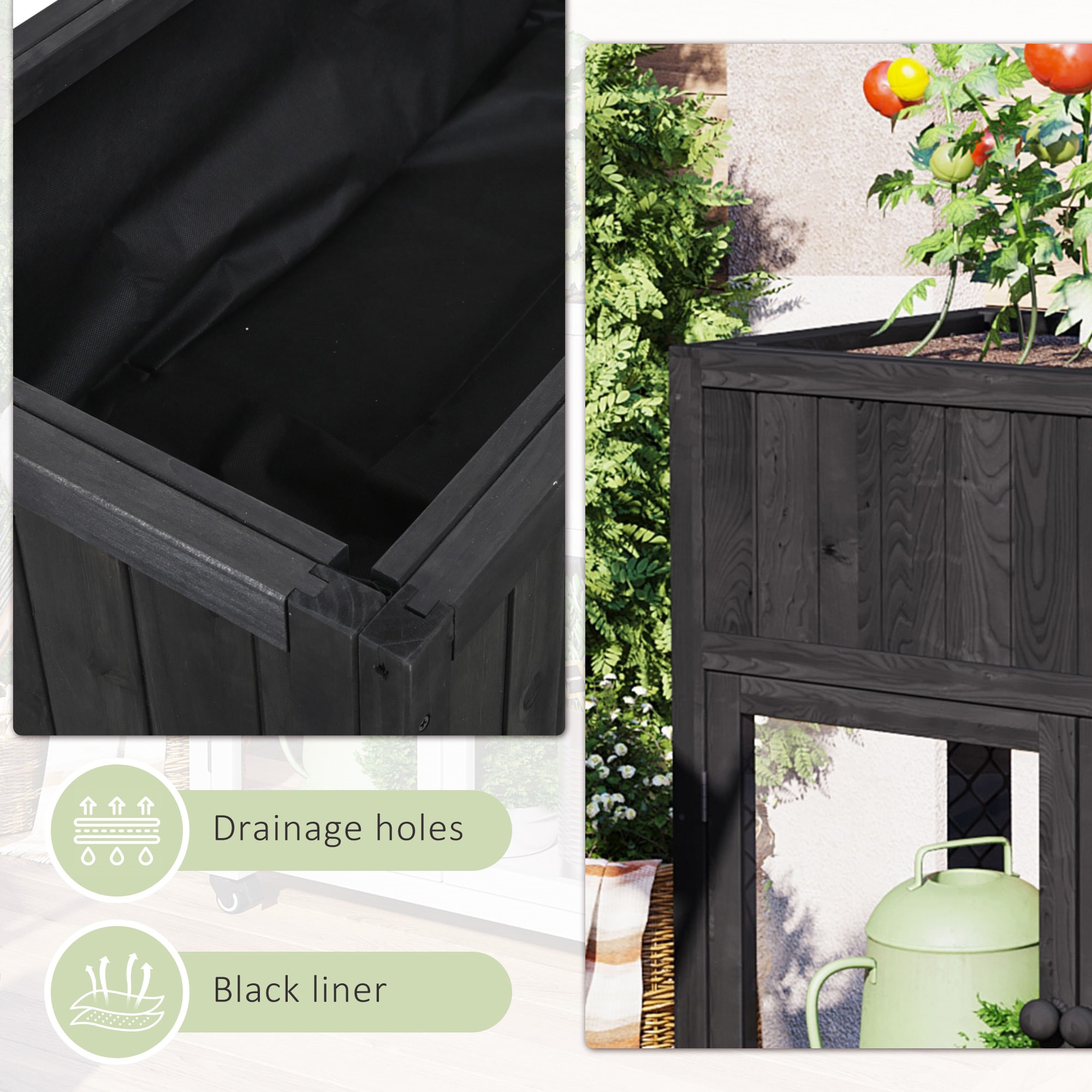 BABOOM BOM-229026B-OR Raised-Planter-Boxes - View #6