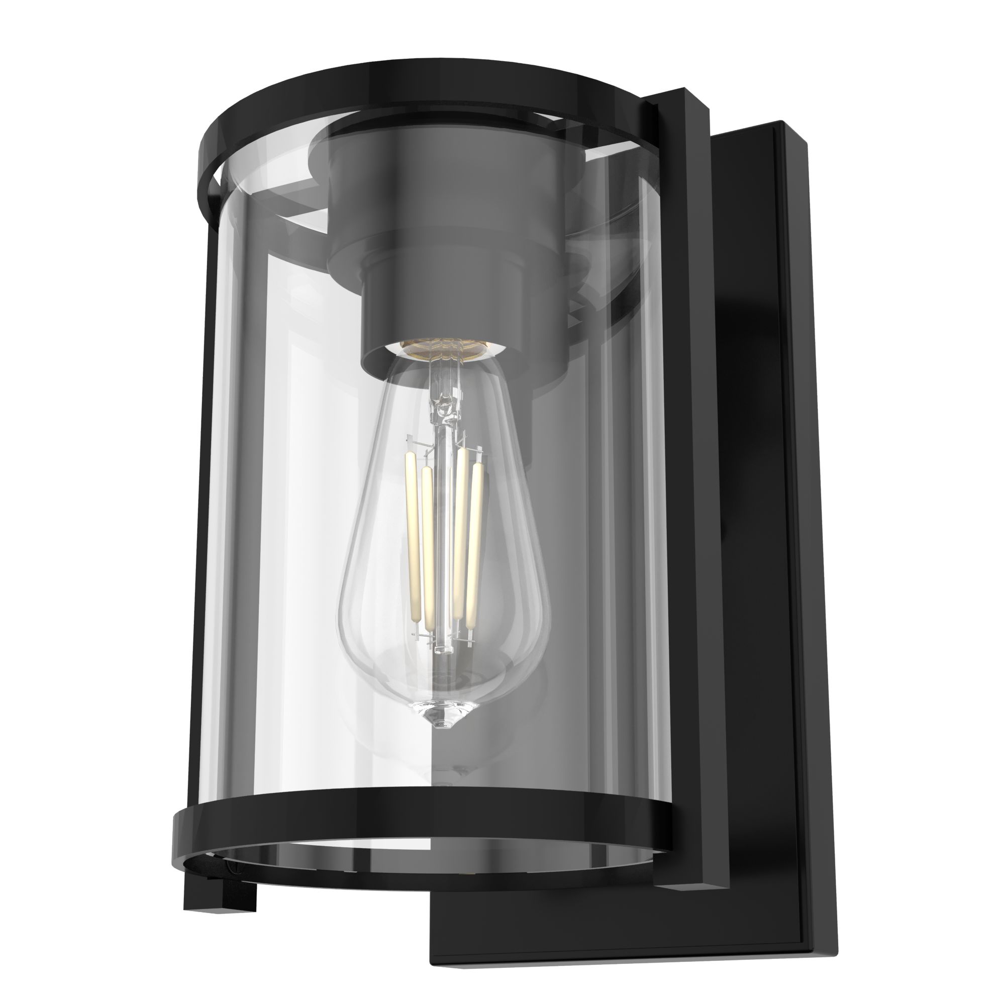 lowes black wall sconce