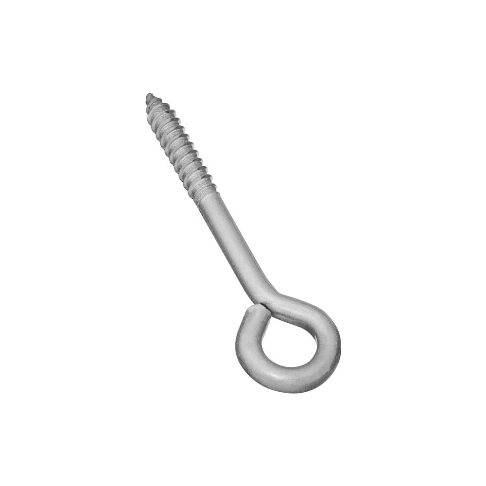 DuraSteel 0.125-in Black Steel Screw Eye Hook | 320120
