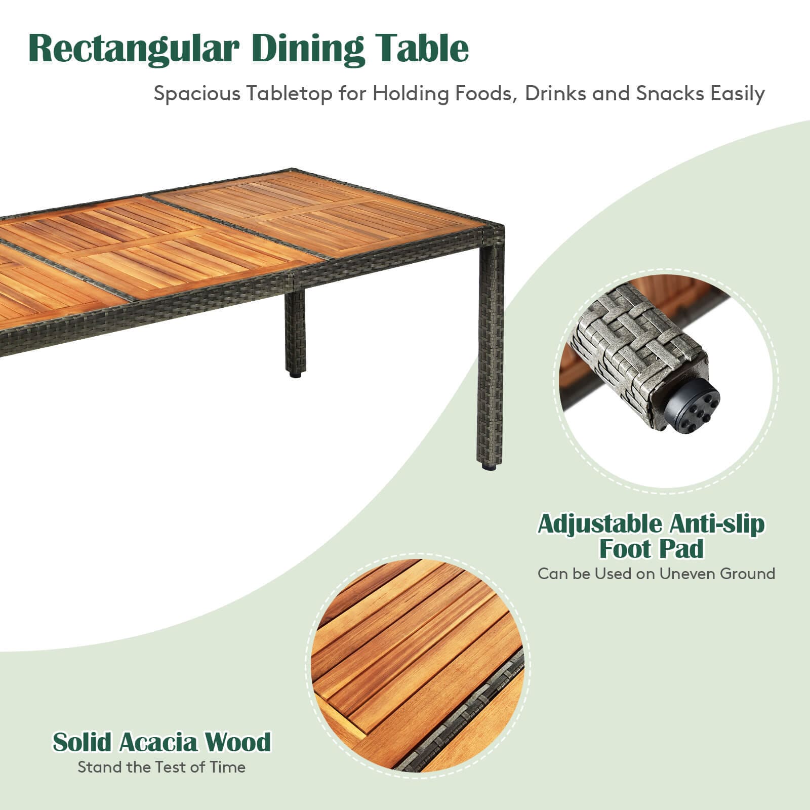 WELLFOR OUG68662A+ Patio-Dining-Sets - View #4