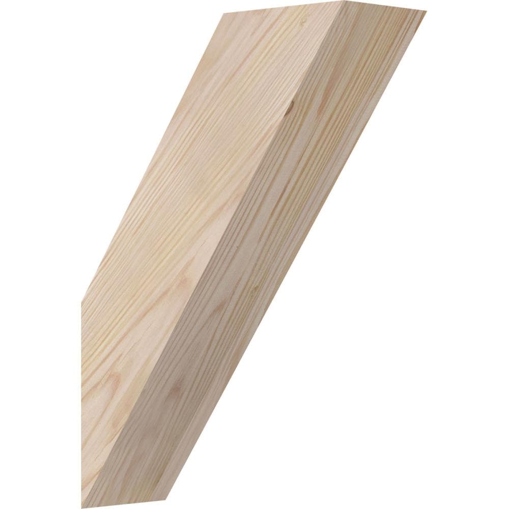 Ekena Millwork BRC04X10X14TRA00SDF 3-1/2-in x 10-in x 14-in Douglas Fir Unfinished Wood Traditional smooth