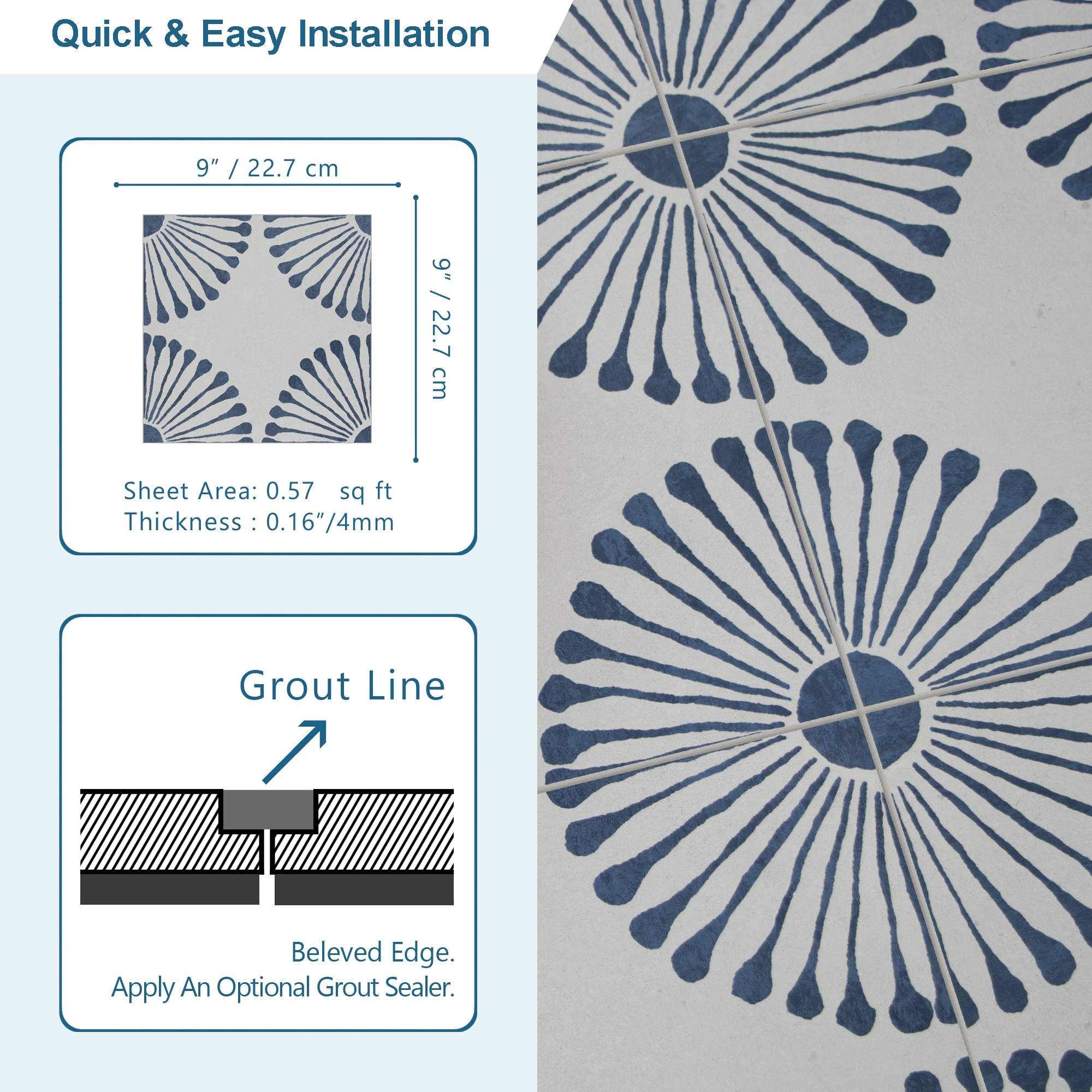 SUNWINGS SAW002-WST-10 Ceramic-Tile - View #7